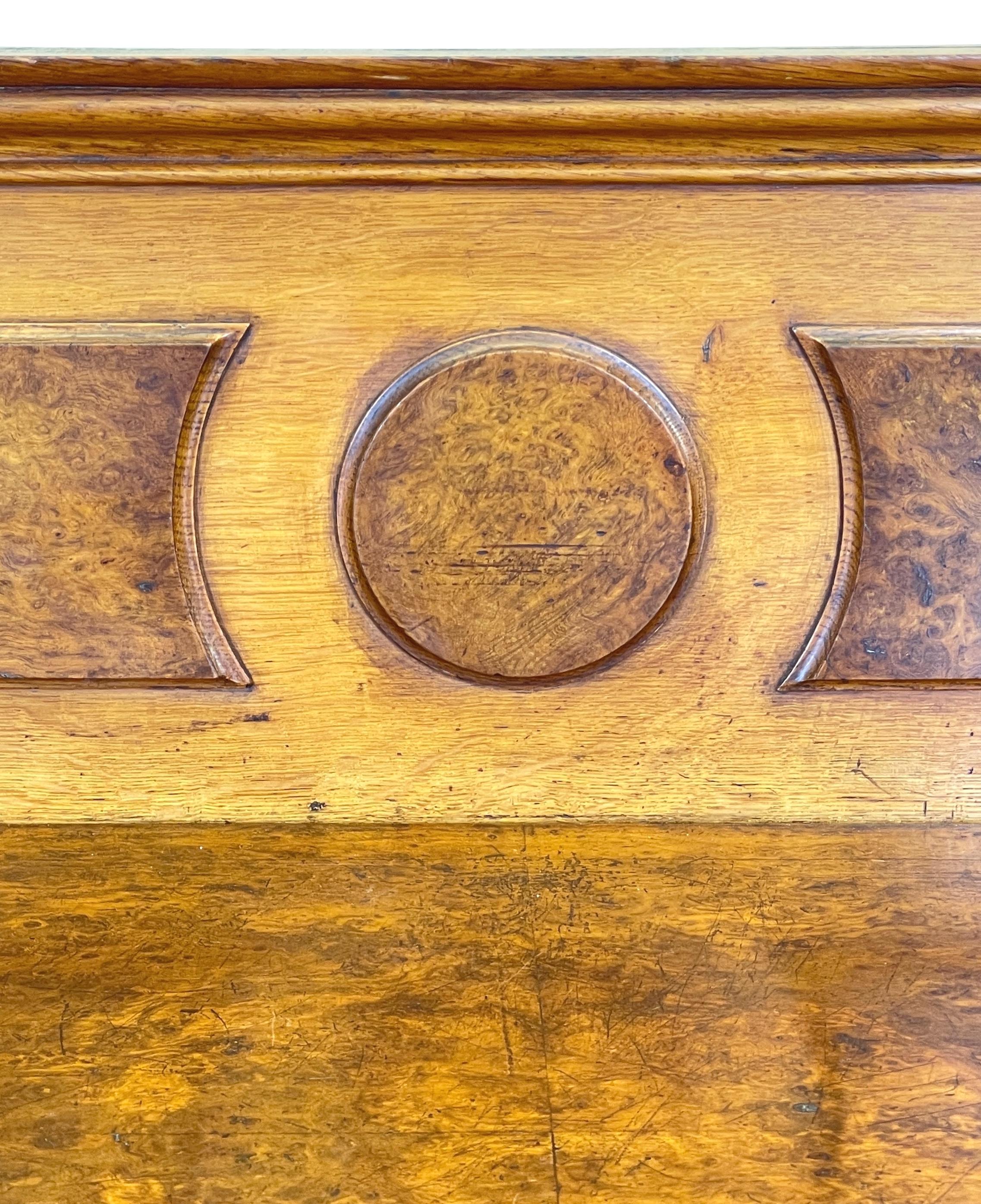 Mid 19th Century Burr Oak Buffet Cupboard For Sale 7