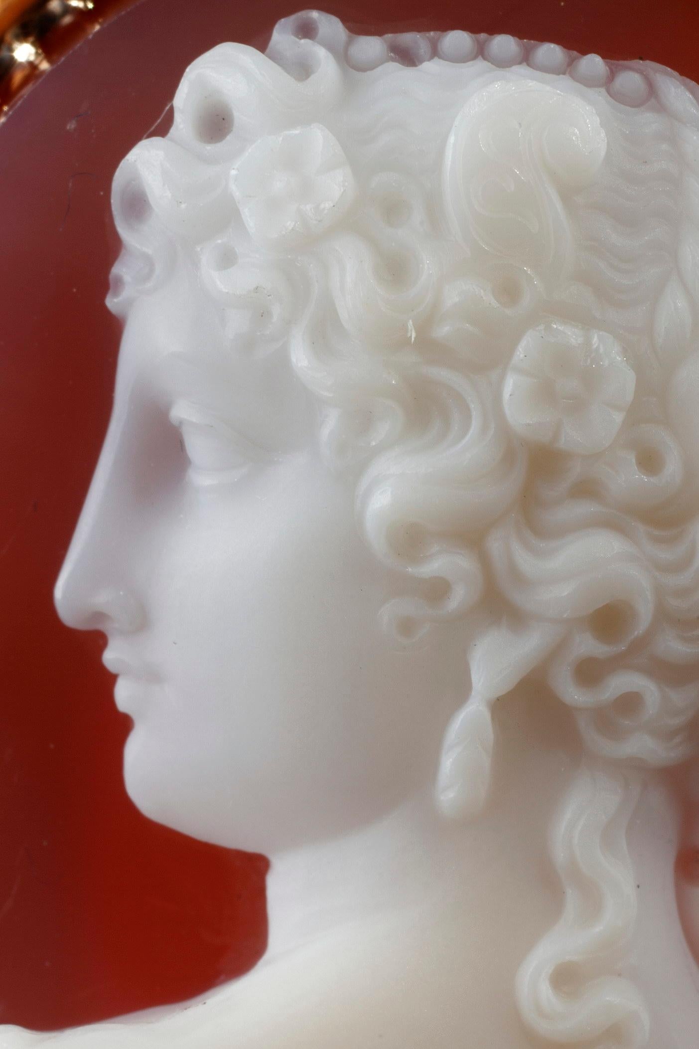 antique cameo brooch value