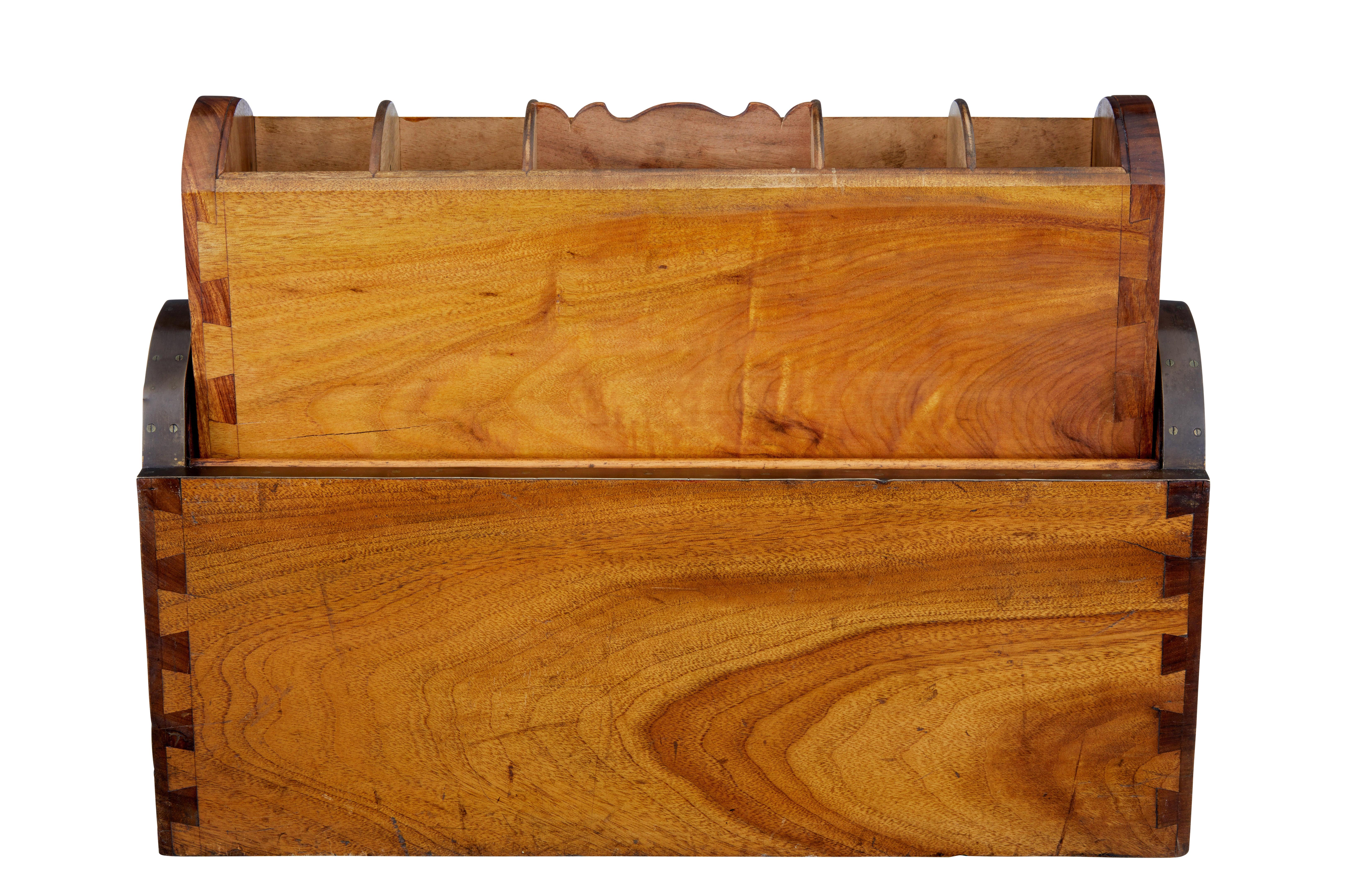 Chinese Mid 19th Century campaign camphor metamorphic lap desk For Sale