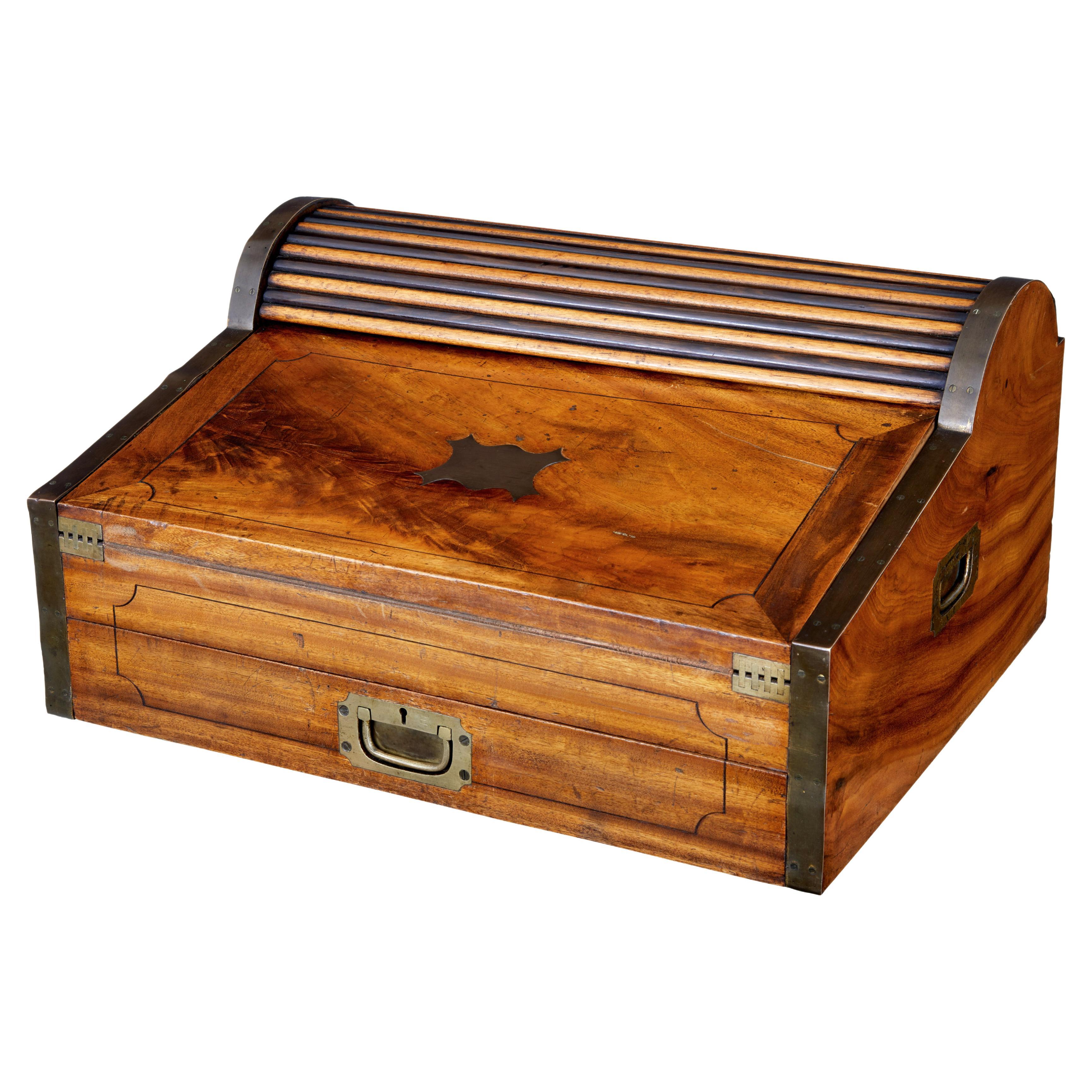 Mid 19th Century campaign camphor metamorphic lap desk
