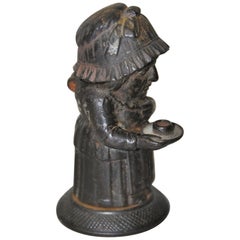 Mid-19th Century Cast Iron Match Holder by Zimmerman of Hanau Germany circa 1850