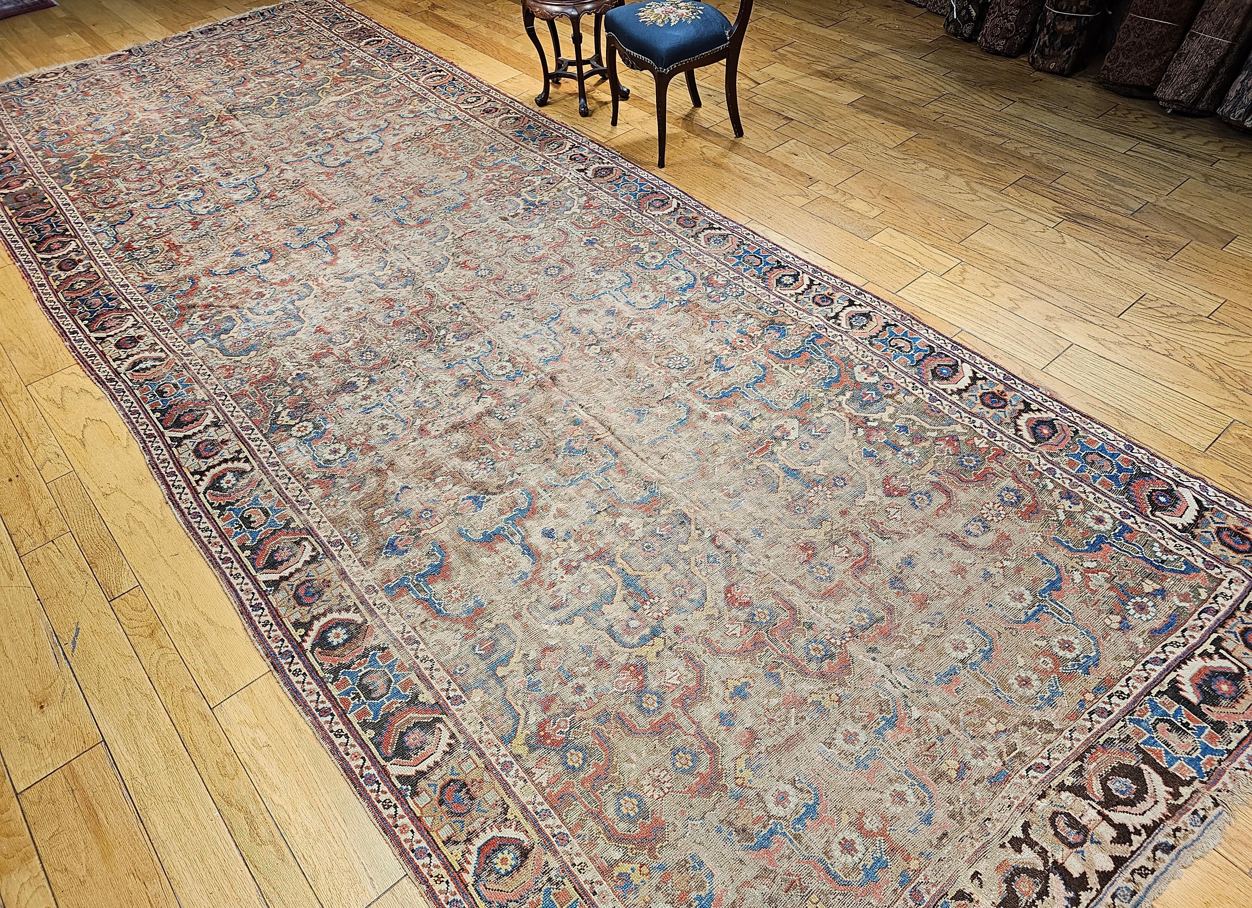 Tapis caucasien Karabagh Gallery du milieu du XIXe siècle à motifs géométriques en vente 8