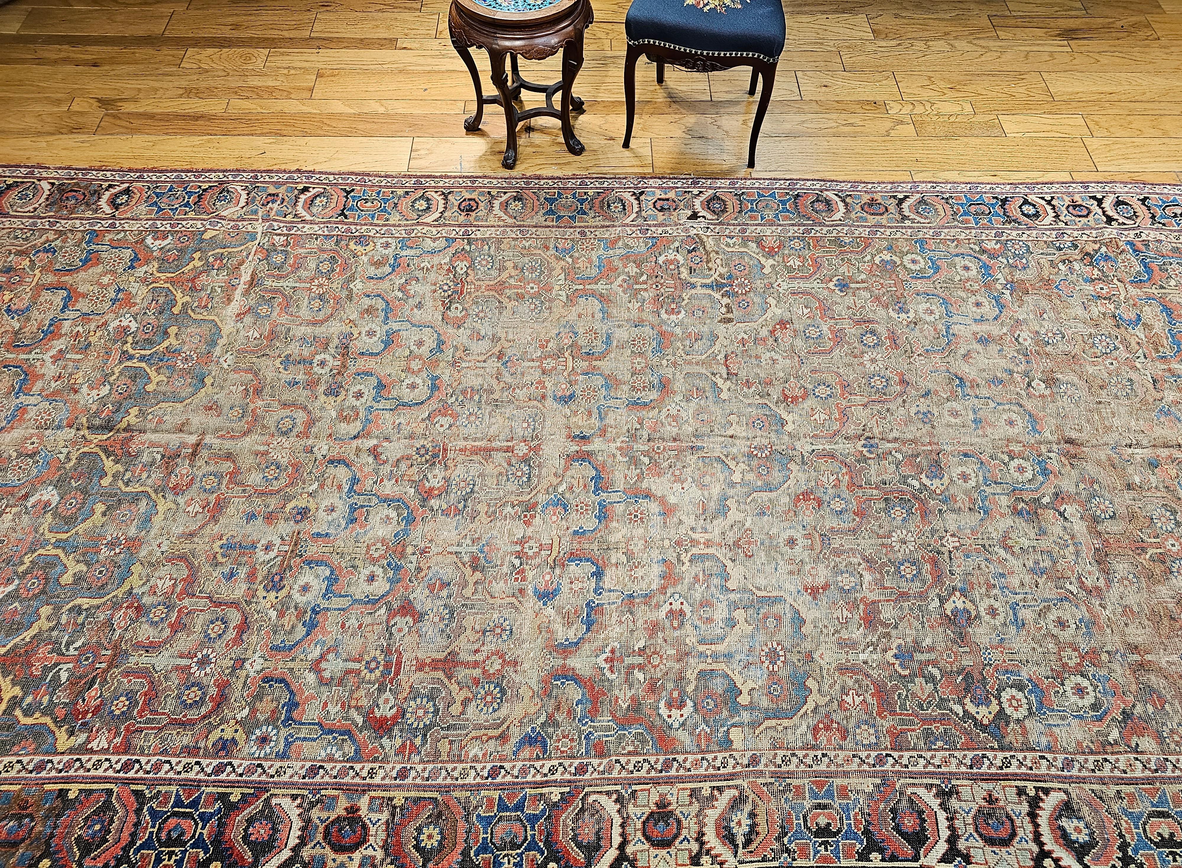 Tapis caucasien Karabagh Gallery du milieu du XIXe siècle à motifs géométriques en vente 11