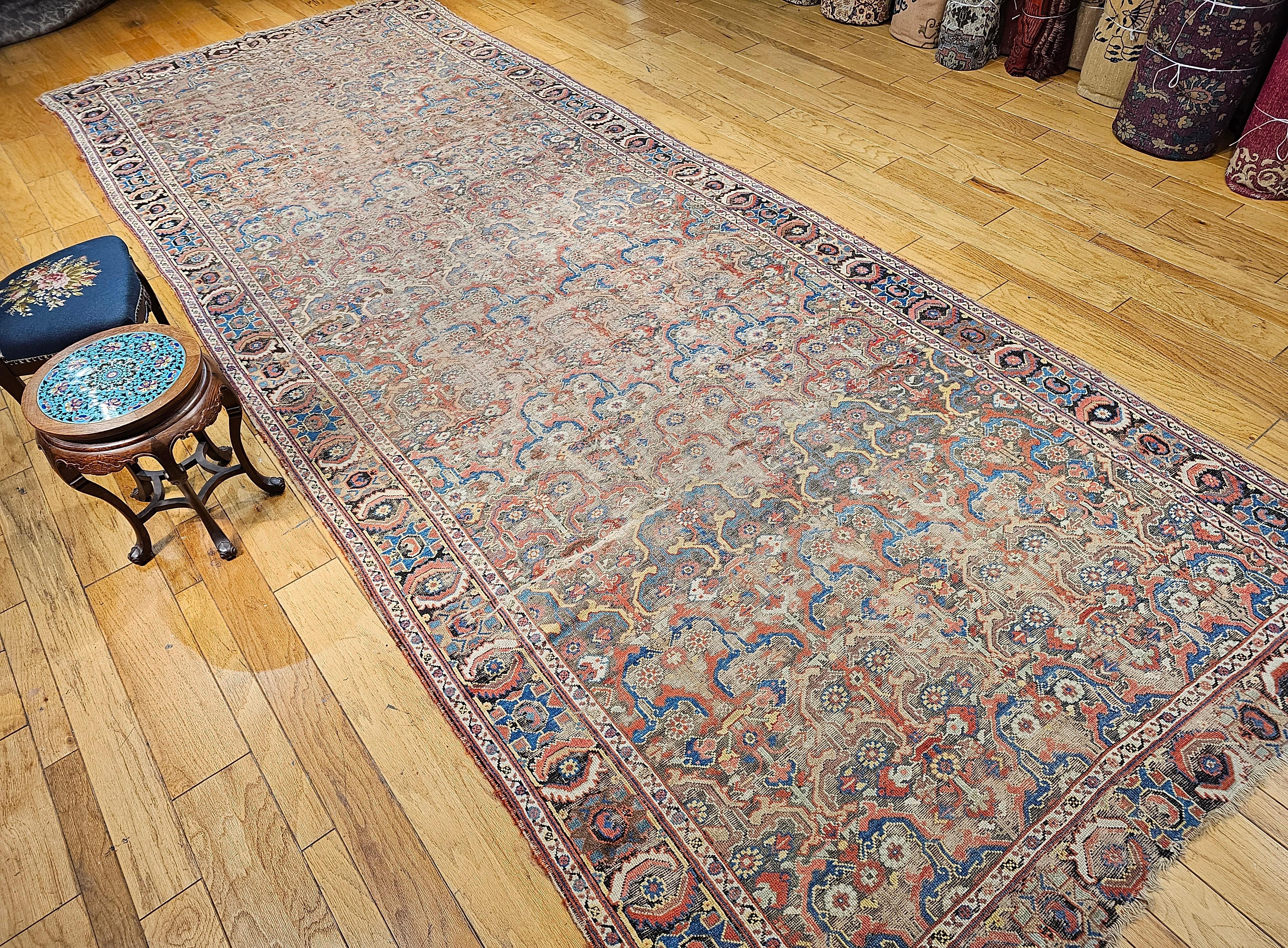 Tapis caucasien Karabagh Gallery du milieu du XIXe siècle à motifs géométriques en vente 12