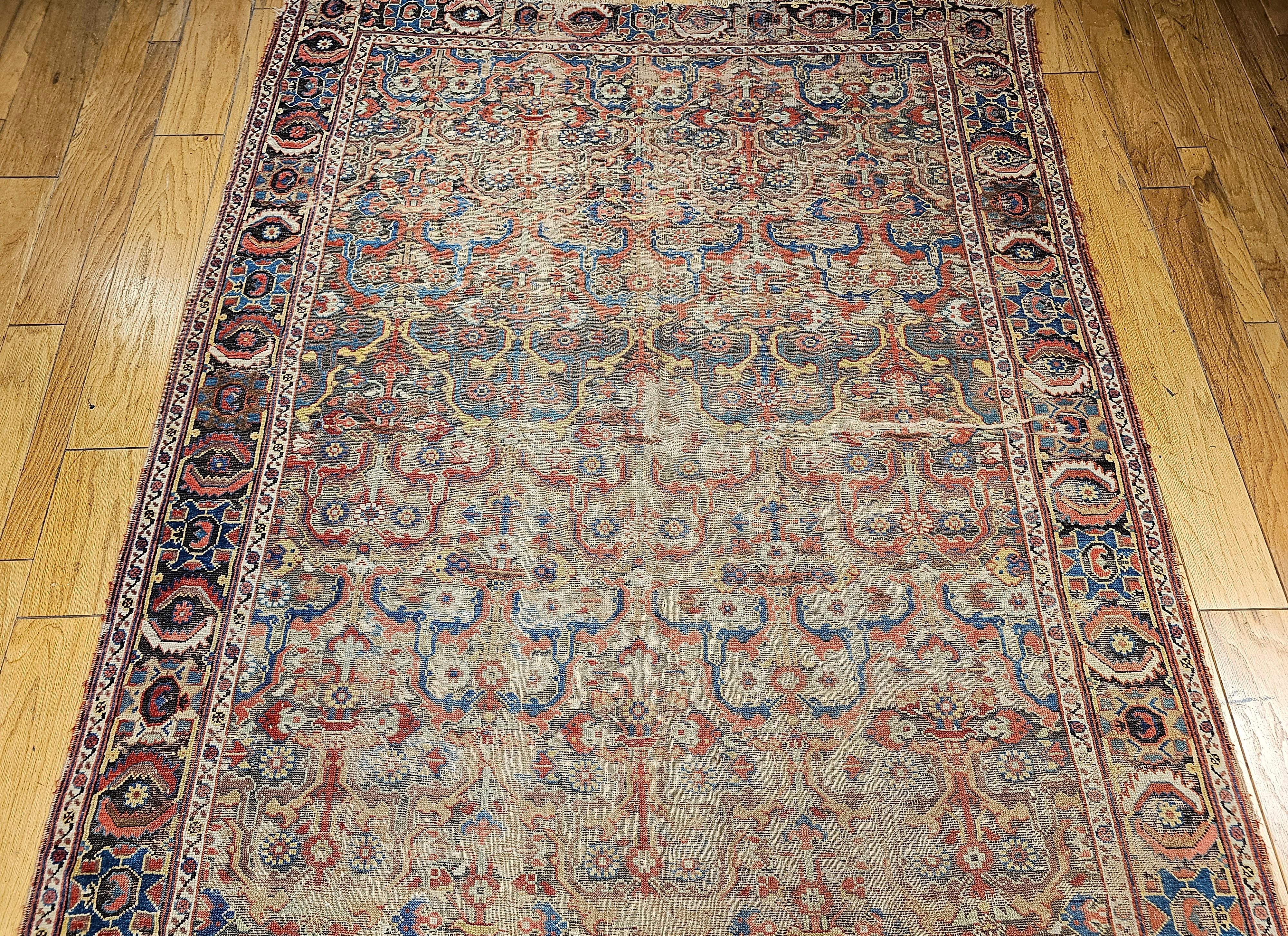 Caucasien Tapis caucasien Karabagh Gallery du milieu du XIXe siècle à motifs géométriques en vente