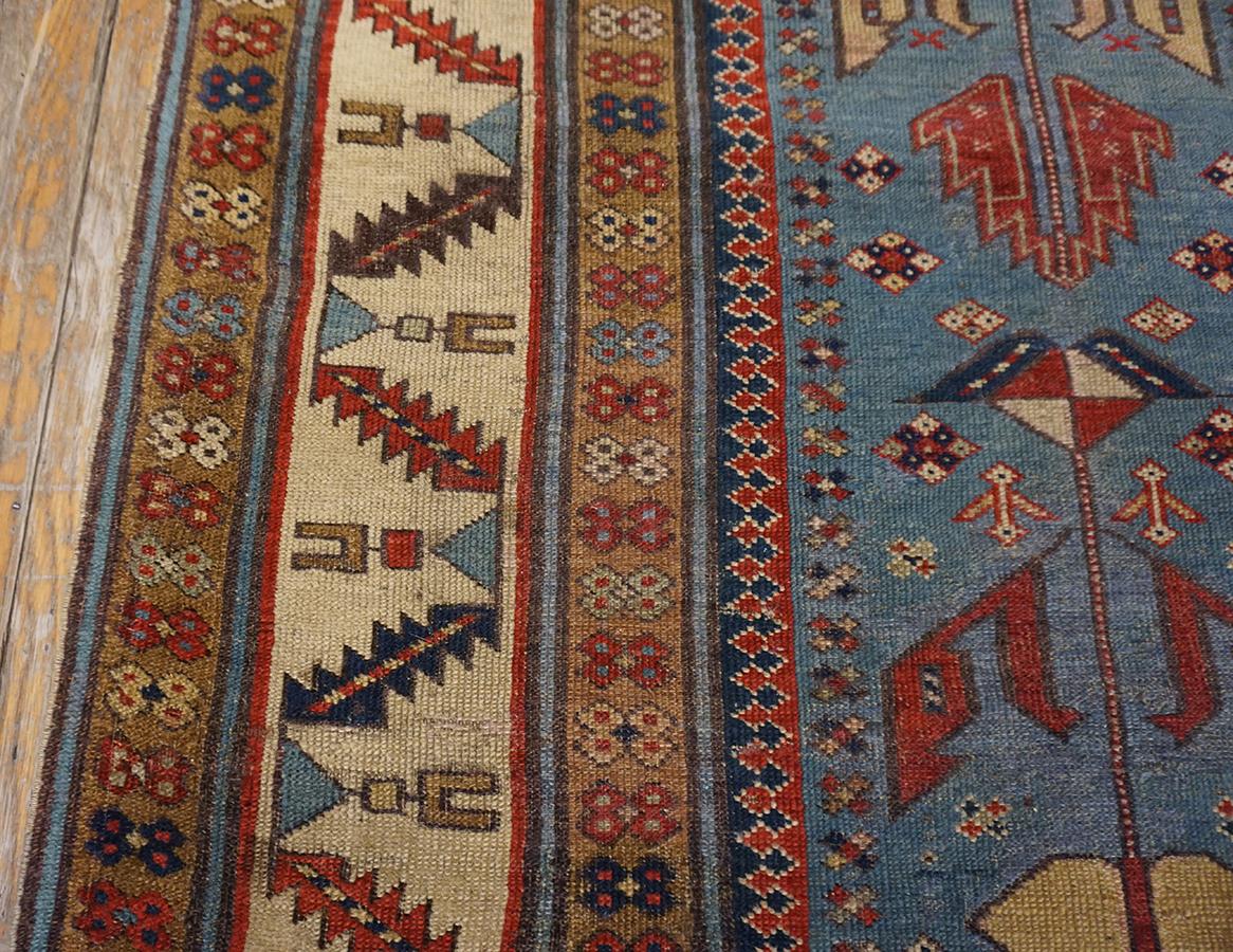 Alfombra Shirvan caucásica de mediados del siglo XIX ( 3' x 9' - 91 x 274 ) en venta 4