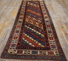 Mid 19th Century Caucasian Shirvan Carpet ( 3'8" x 9'8" - 112 x 295 )