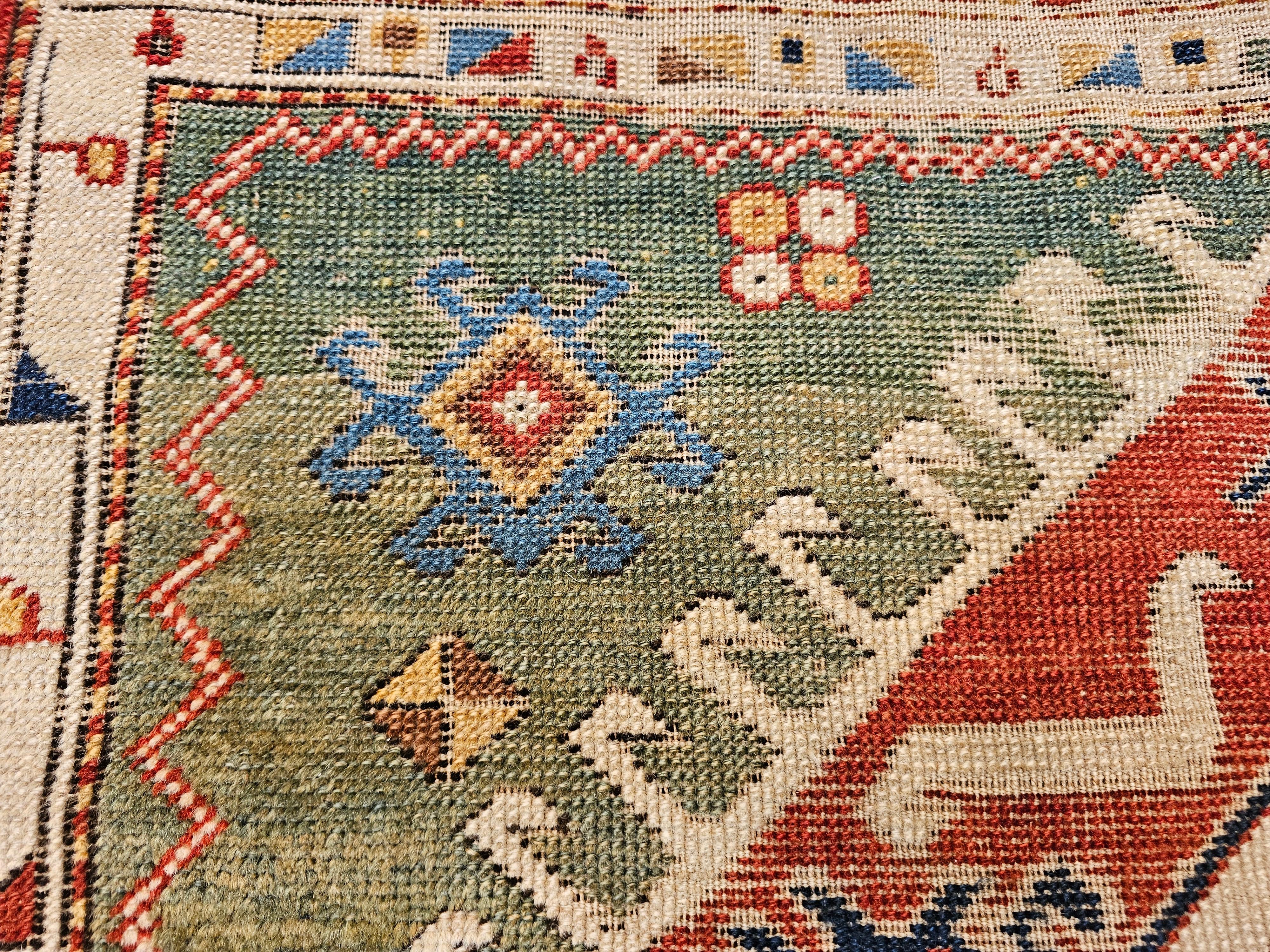 XIXe siècle Tapis caucasien Kazak du début du 19e siècle en vente