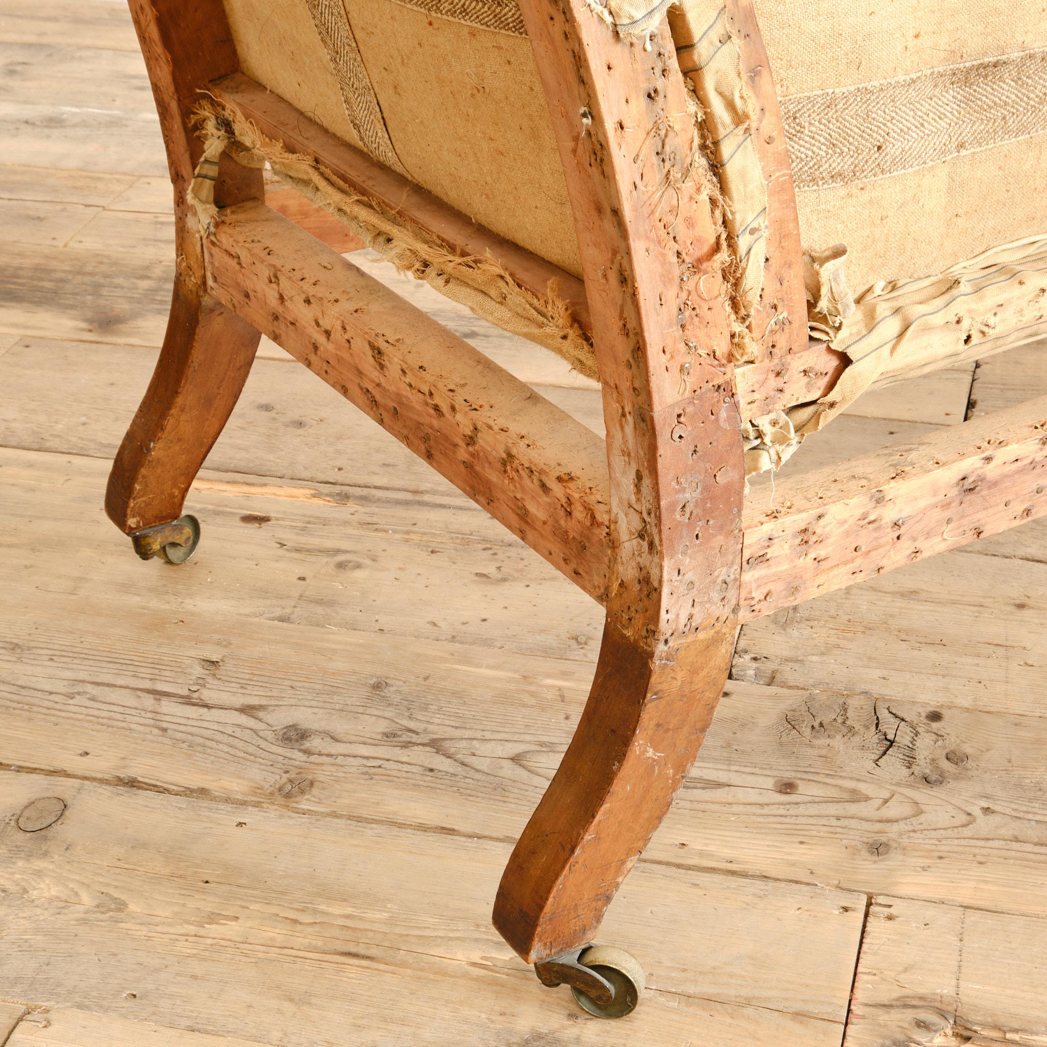 Chaise longue du milieu du 19e siècle en vente 2