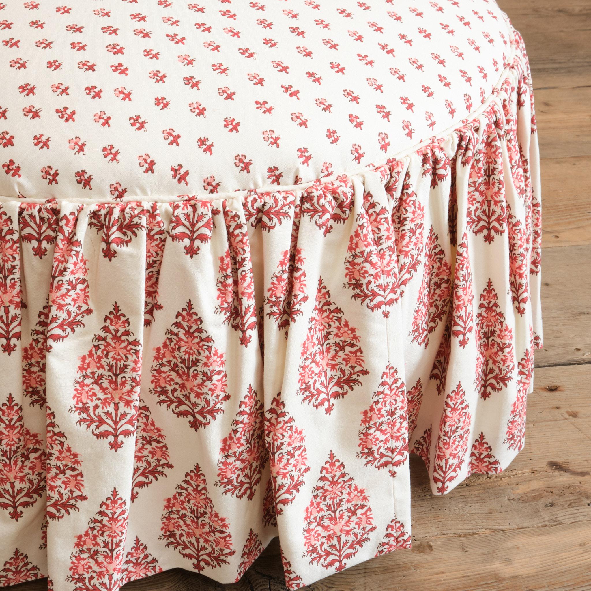 Mid 19th Century Chaise Longue in Titley & Marr Printed Cotton For Sale 6