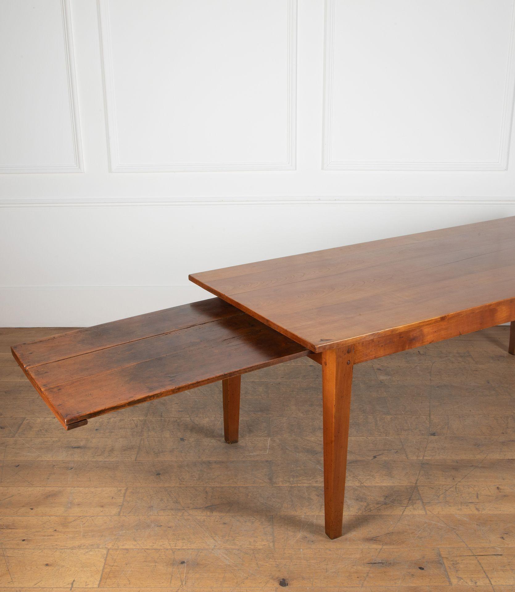 Mid-19th Century Cherrywood French Farmhouse Table 7
