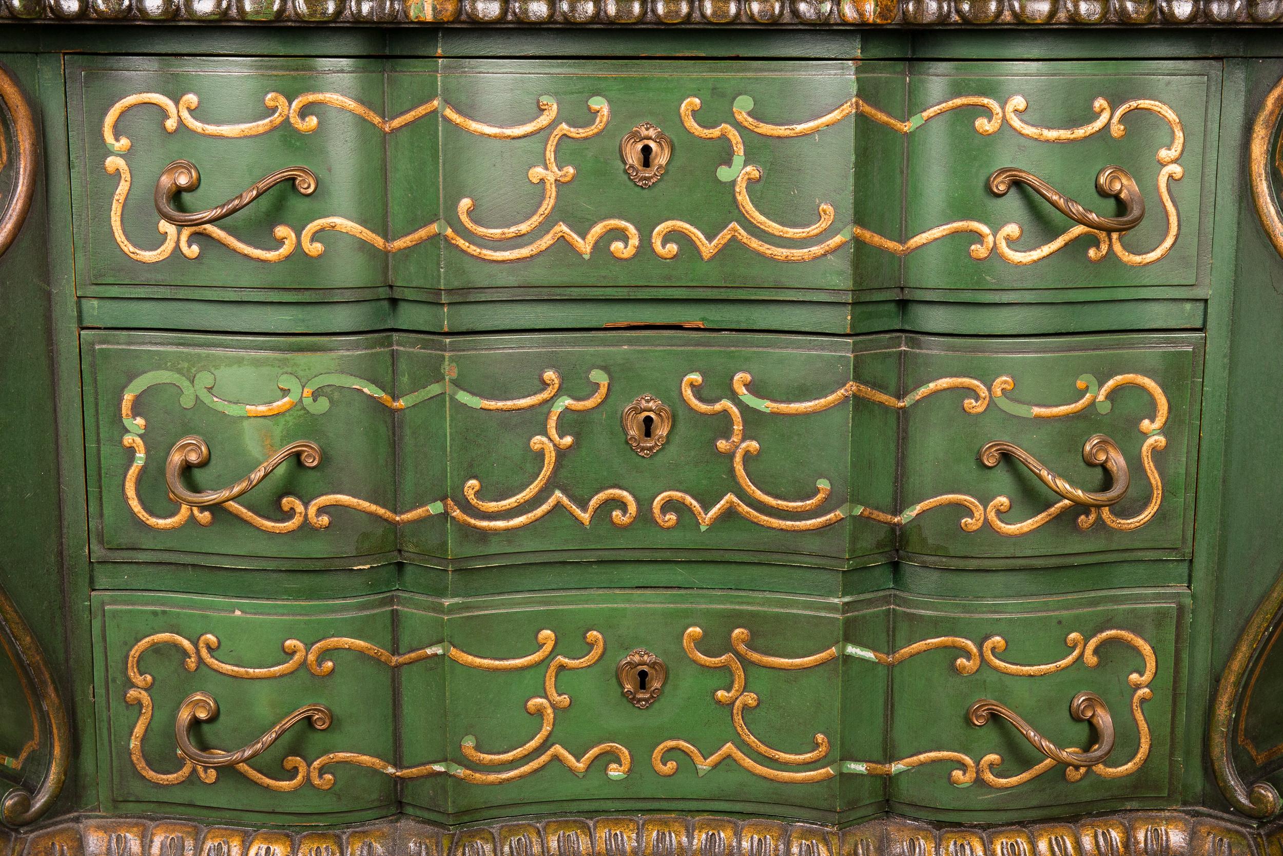 Mid-19th Century Chest of Drawers in Baroque Style 2
