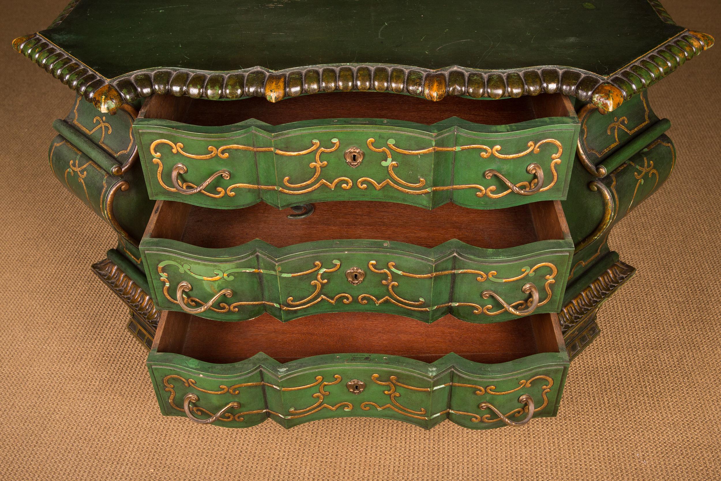 Mid-19th Century Chest of Drawers in Baroque Style 10