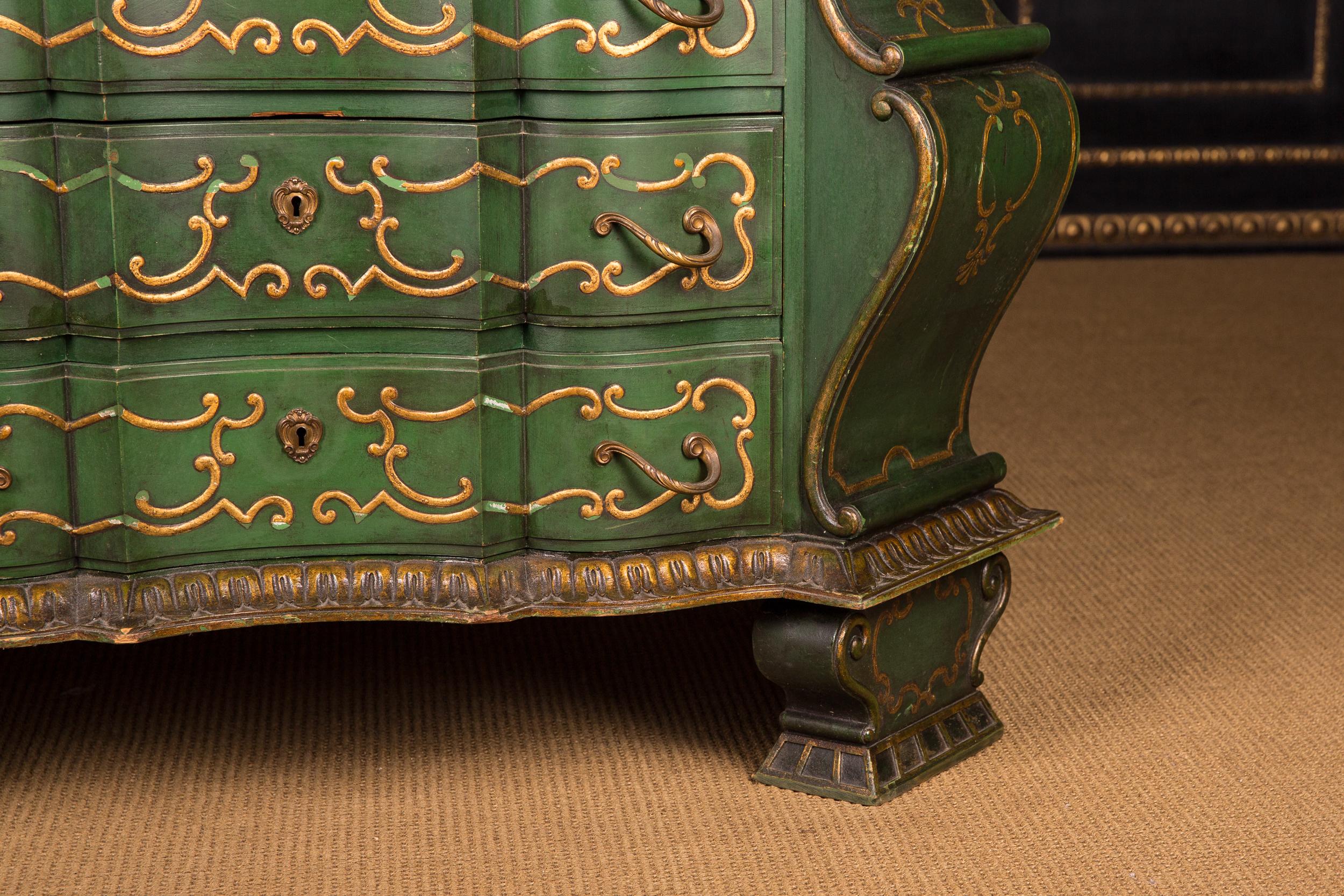 Mid-19th Century Chest of Drawers in Baroque Style 1