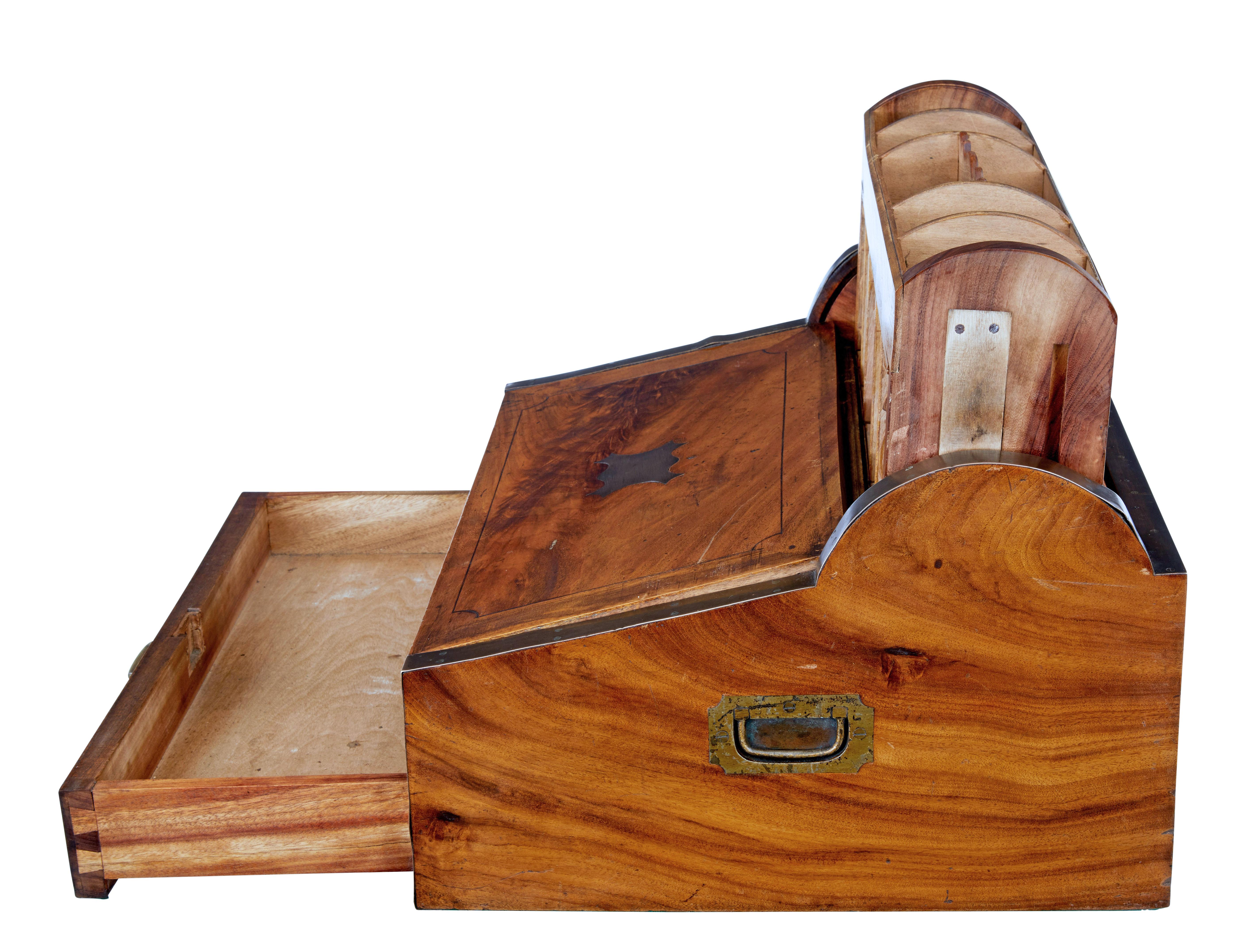 Woodwork Mid-19th Century Chinese Camphor Metamorphic Lap Desk