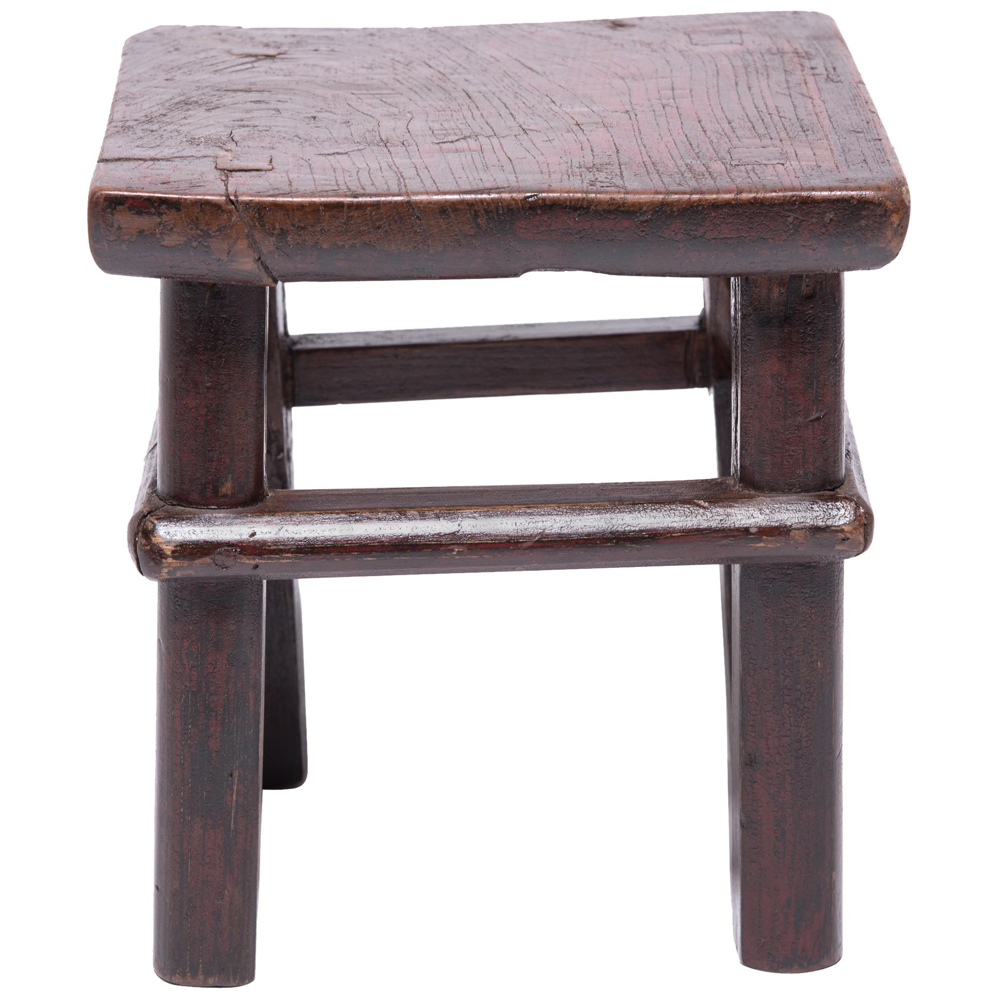 Mid-19th Century Chinese Feng Deng Stool