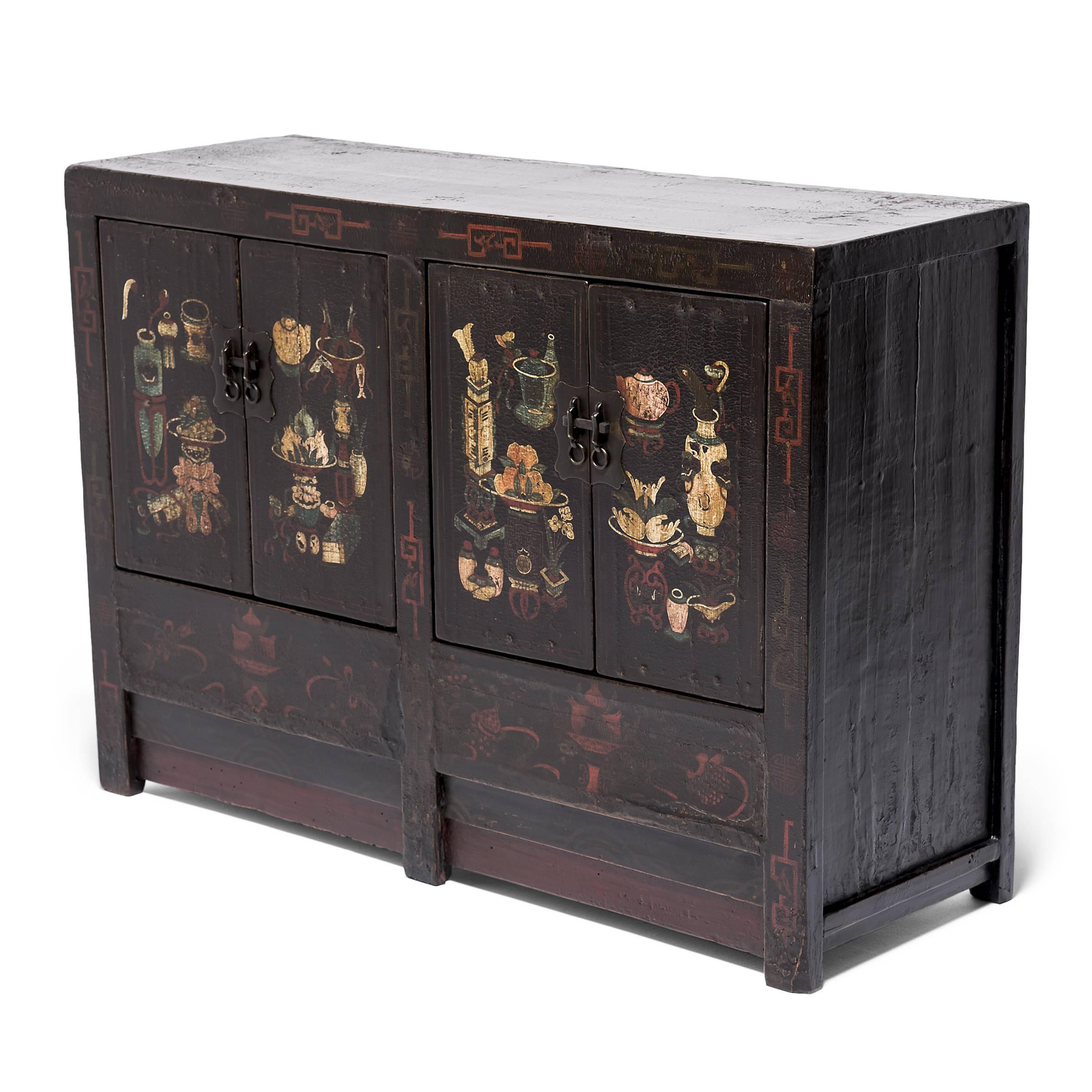 Qing Mid-19th Century Chinese Garden of Cultivation Coffer