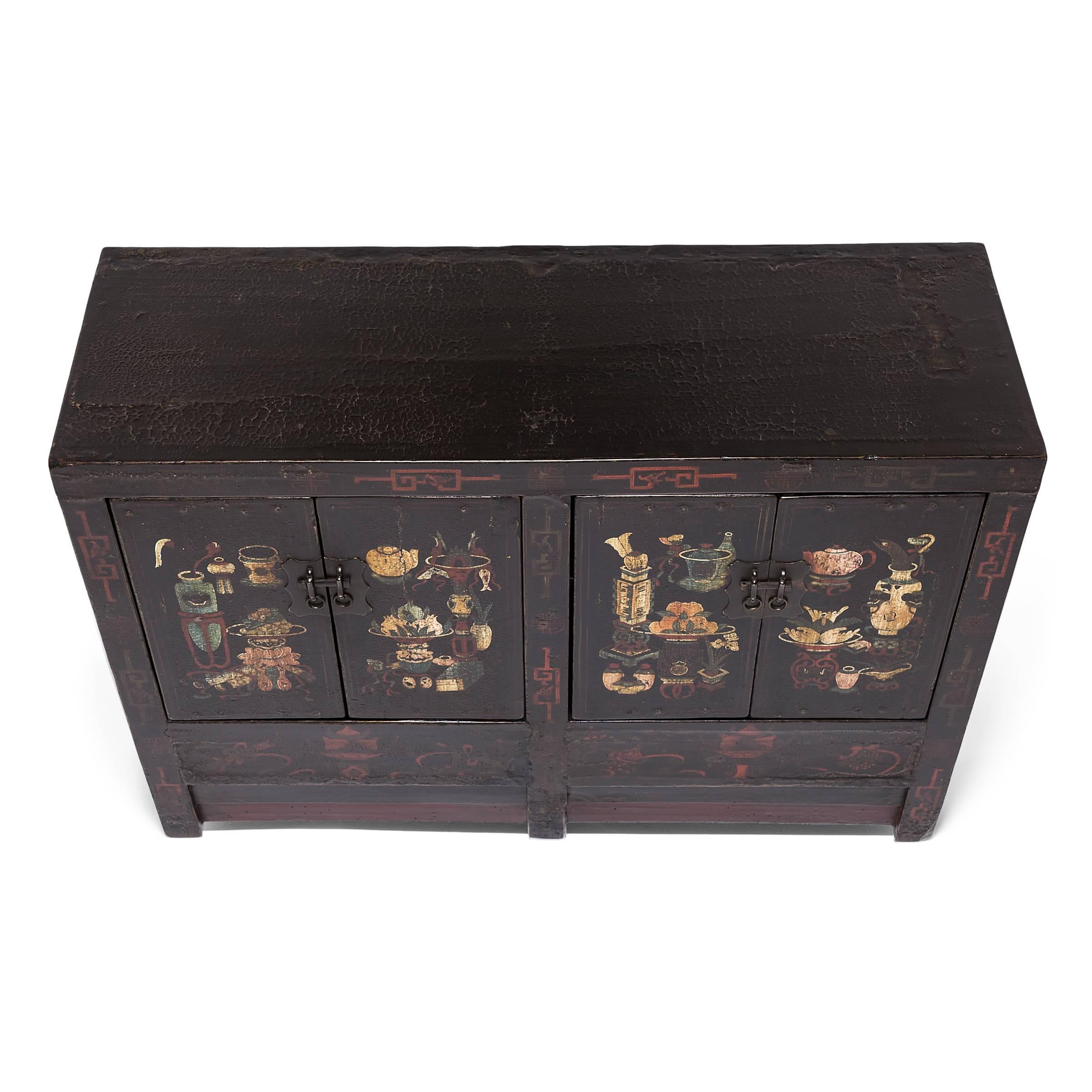 Mid-19th Century Chinese Garden of Cultivation Coffer 1