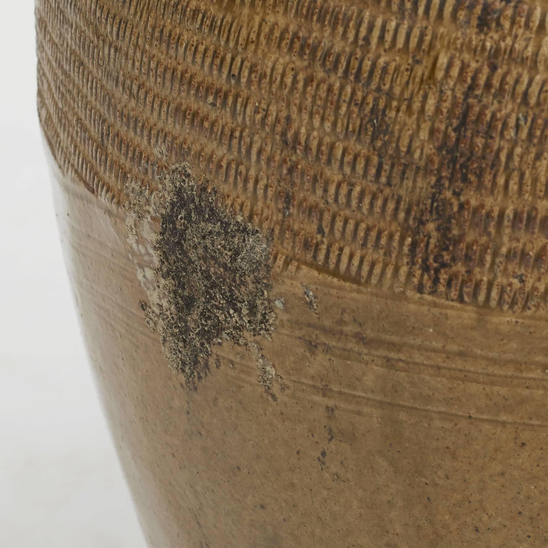 Mid-19th Century Chinese Glazed Stoneware Storage Jar 1