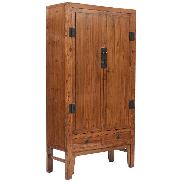 Mid-19th Century Chinese Peachwood Cabinet For Sale