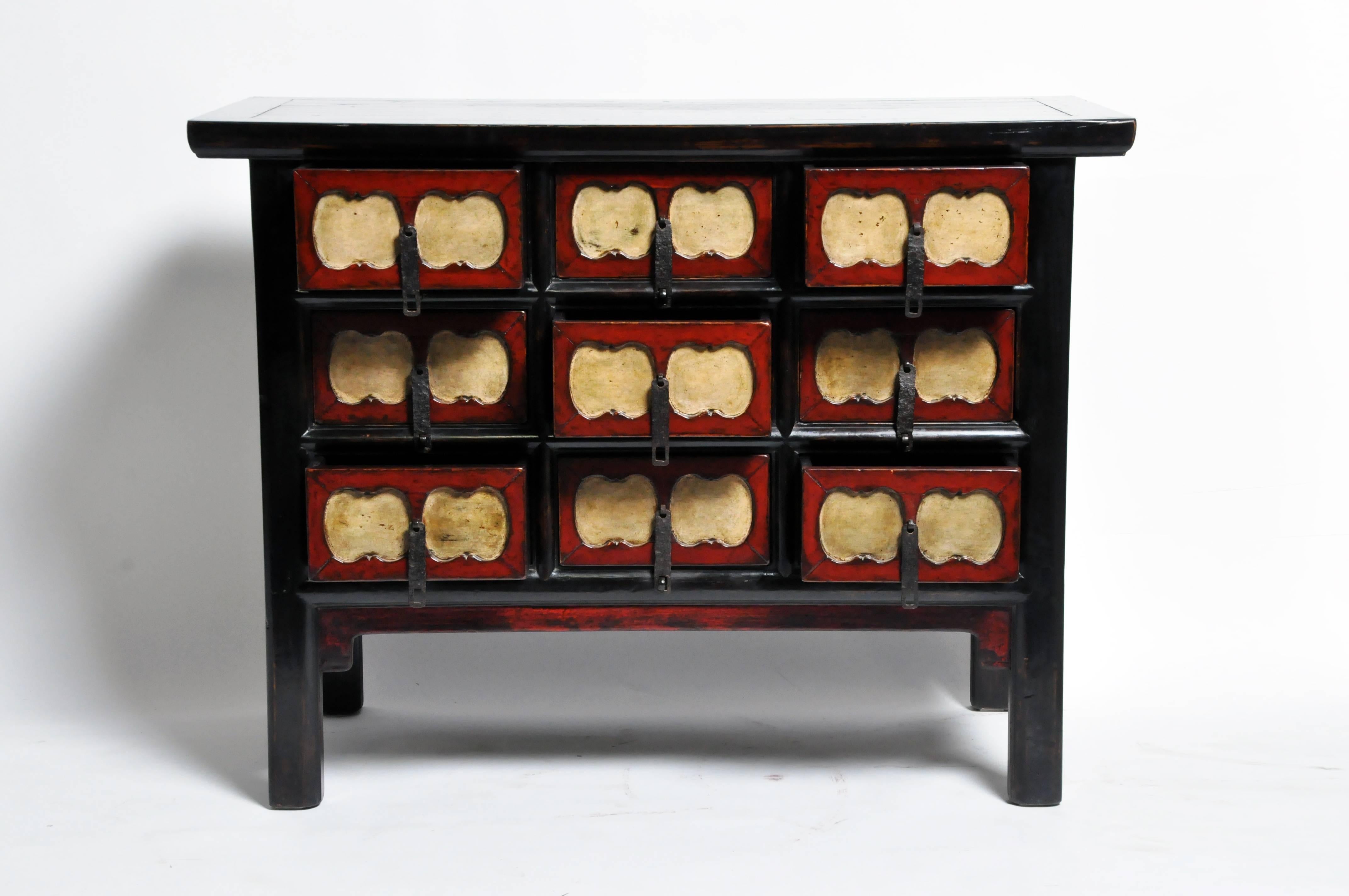 Chinese Side Chest with Nine Drawers 2
