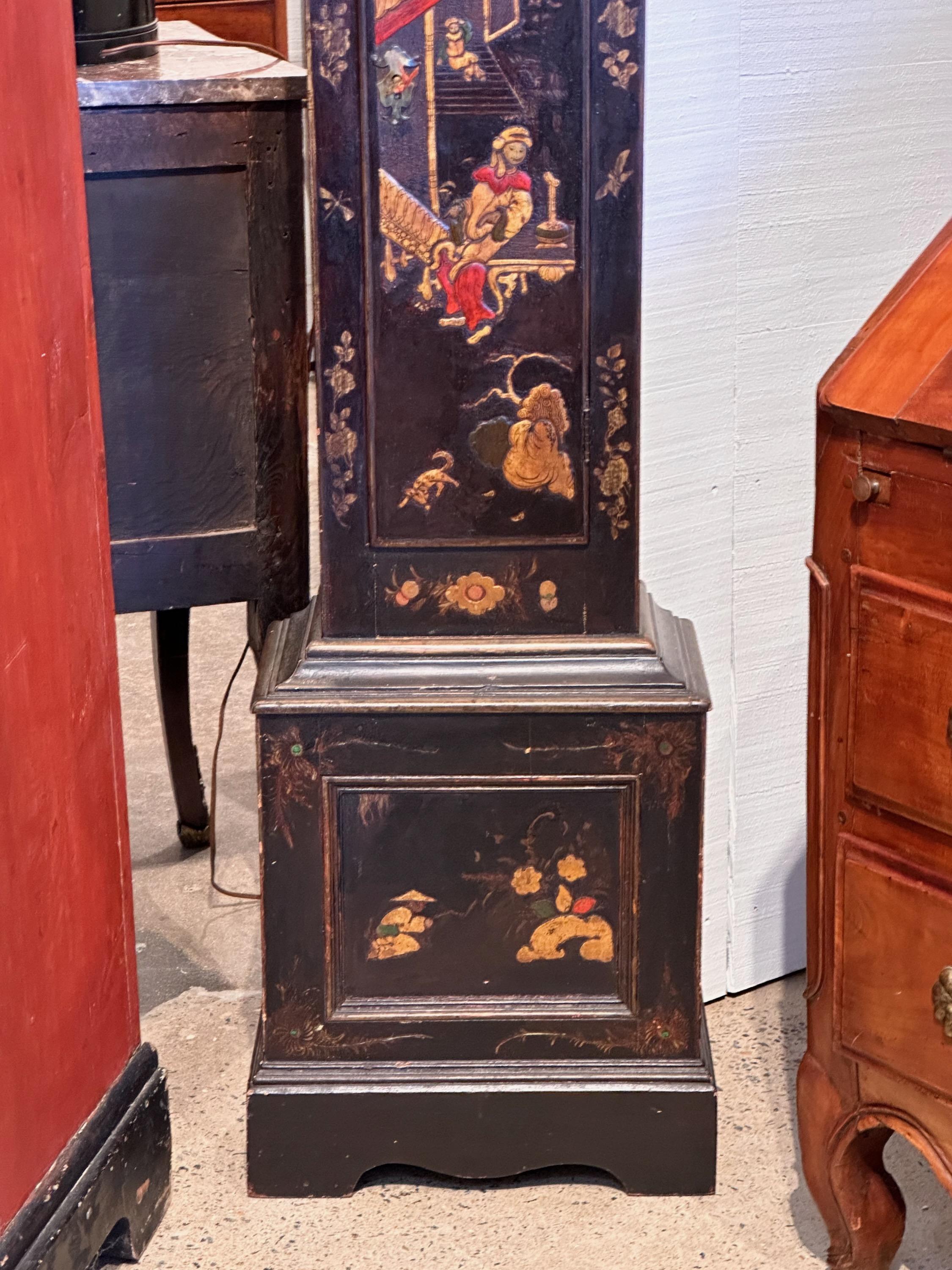 Mid 19th Century Chinoiserie Clock For Sale 2
