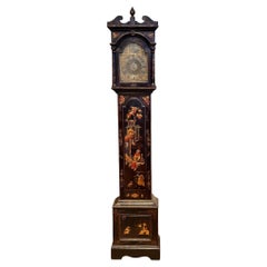 Antique Mid 19th Century Chinoiserie Clock