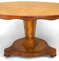 Mesa de centro Continental Burl Wood