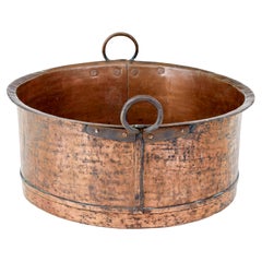 Mid 19th century copper cooking vessel