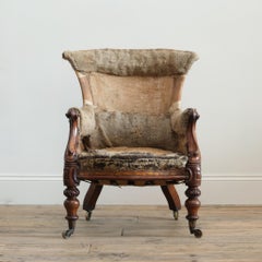 Mid 19th century country house armchair