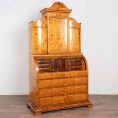 Mid-19th Century Danish Biedermeier Secretary Bureau