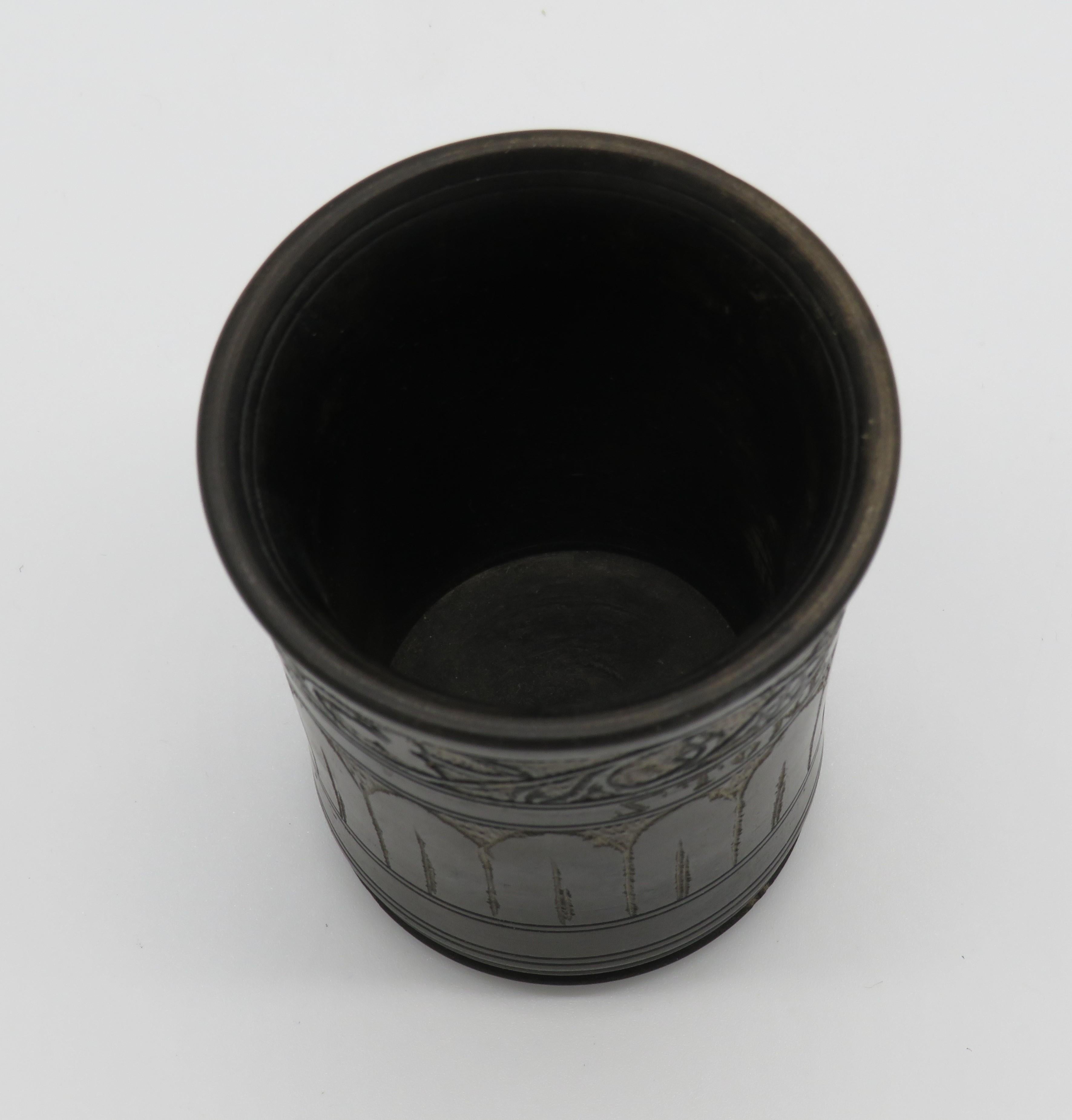 Mid-19th Century Dead Sea Stone Kiddush Cup 1