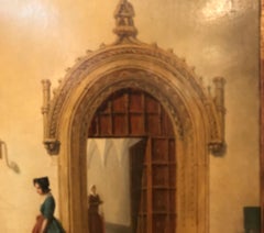 Mid-19th Century Dutch Church Interior Singed A. W. Nieuwenhuysen