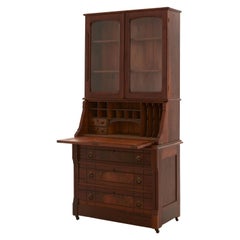 Mid-19th Century Eastlake Secretaire Desk Cabinet