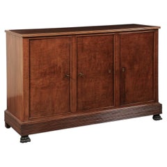 Mid-19th Century English 3-Door Buffet w/Reeded Skirt and Claw Feet