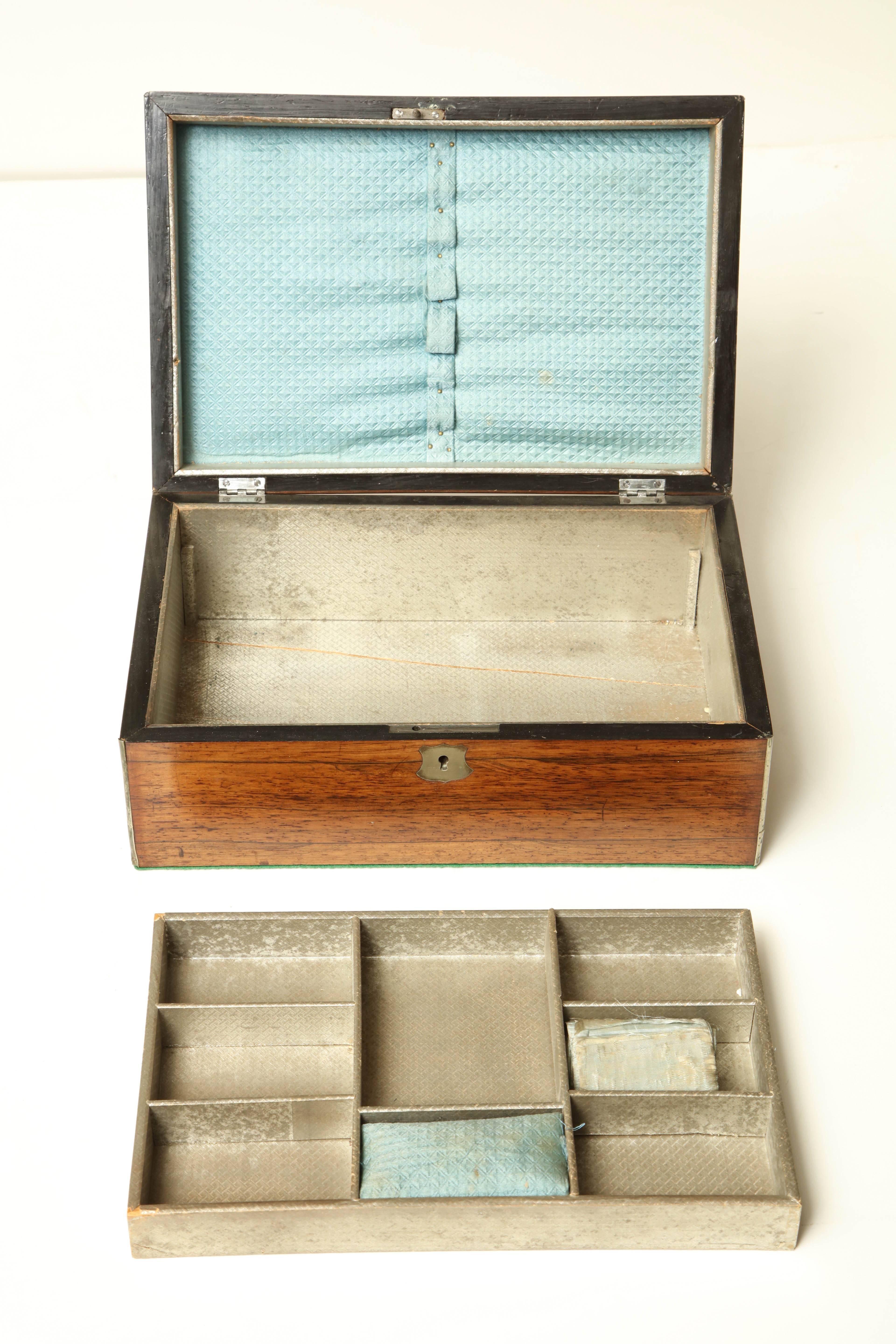 Mid-19th Century English Box with Fitment For Sale 5