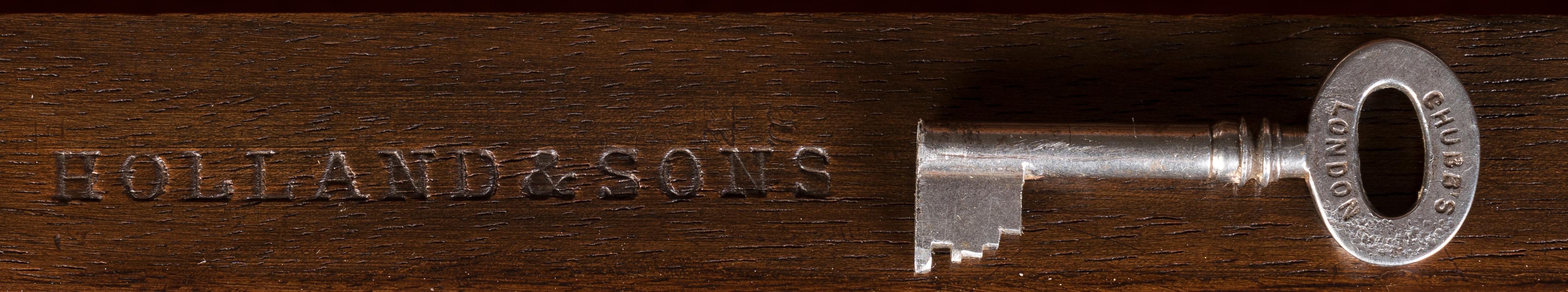 Mid-19th Century English Burr Walnut Wellington Chest by Holland & Sons For Sale 4