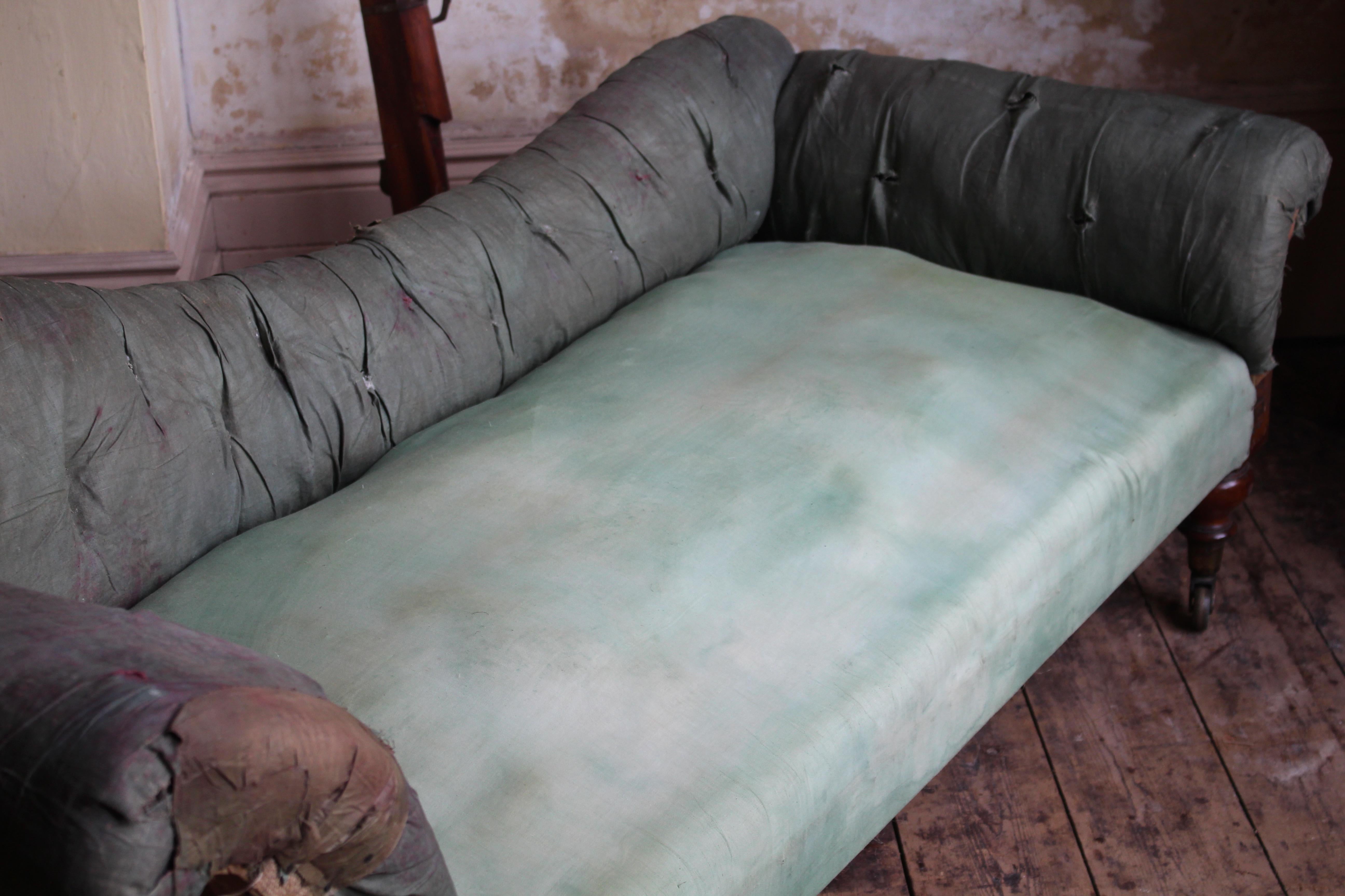 Casa de campo inglesa de mediados del siglo XIX Sofá / Chaise longue Charles Hindley & Sons en venta 5