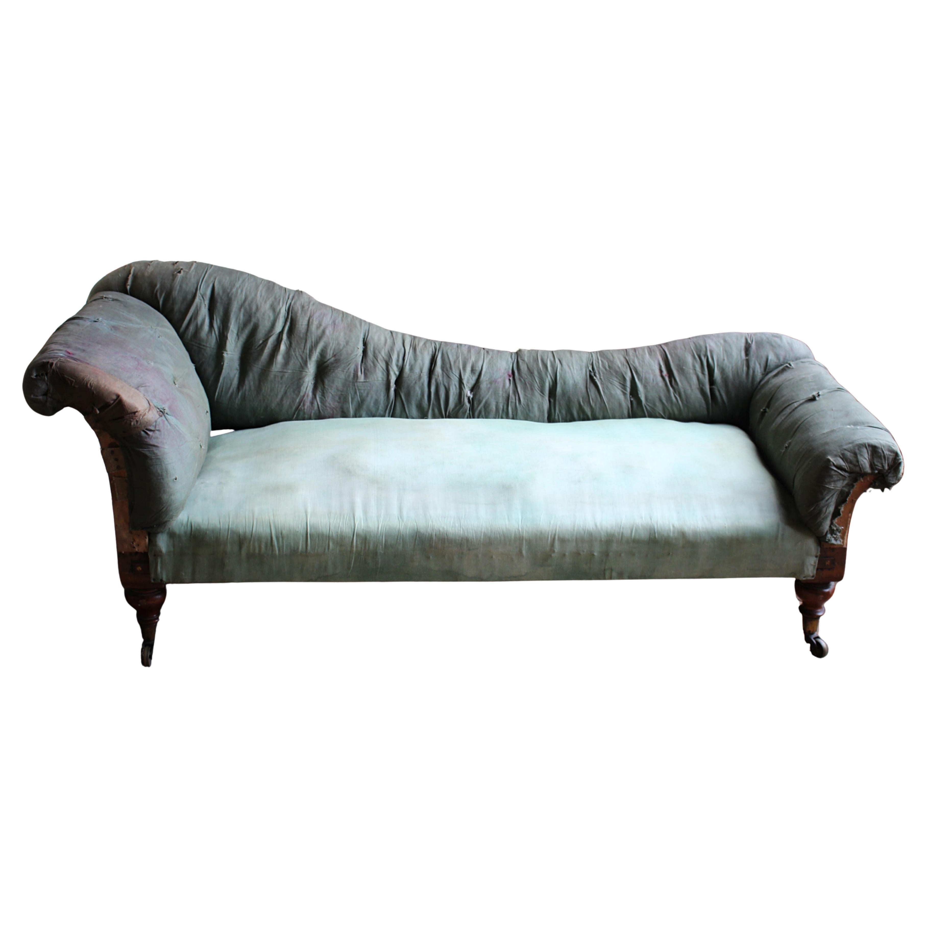 Mitte 19. Jahrhundert Englisches Landhaus Charles Hindley
Sons Sofa / Chaise