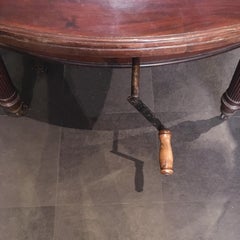 Mid-19th Century English Extension Mahogany Dining Room Table with 24 Seats