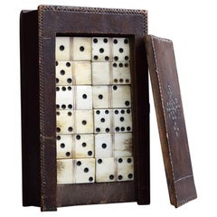 Mid-19th Century English Folk art Dominos Game