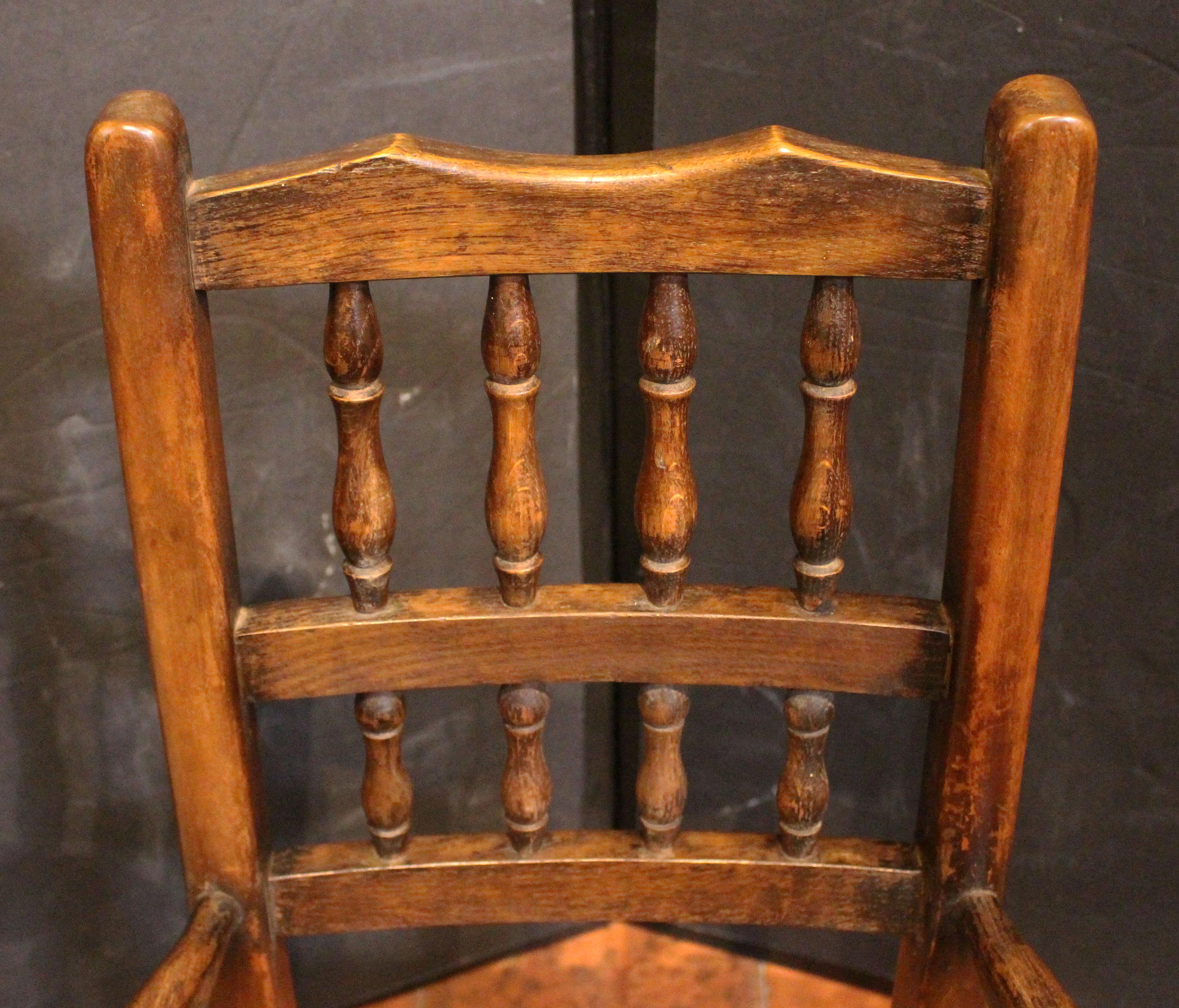 Mid-19th Century English Lancashire Child's Arm Chair 2