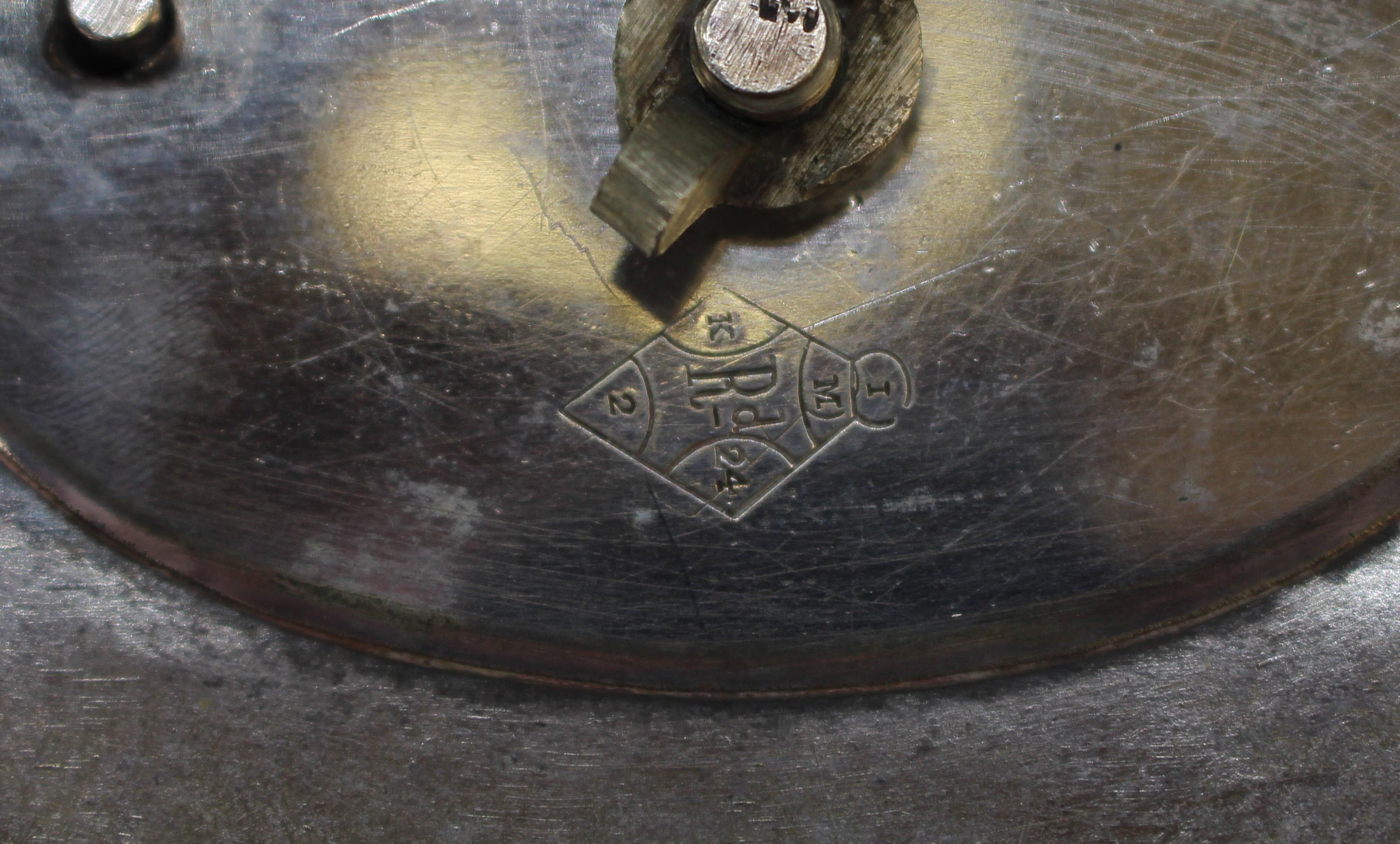 Silver Plate Mid-19th Century English Silver on Nickle Meat Cover by Thomas Bradbury & Sons For Sale