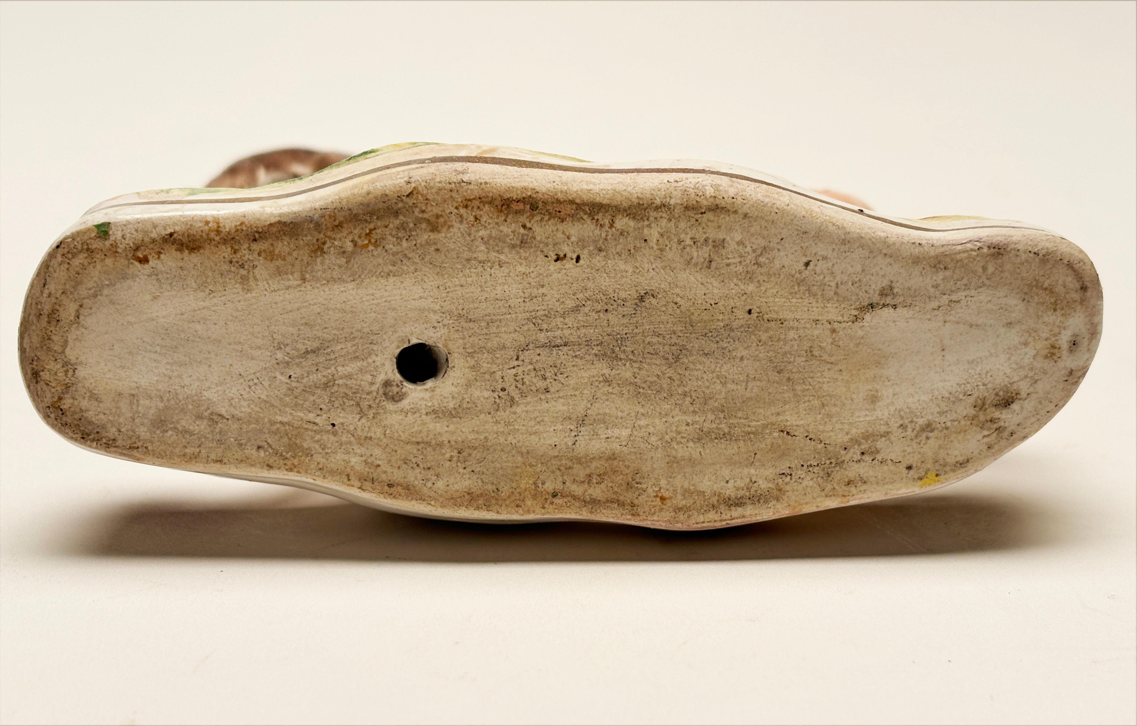 Figurina della metà del 19° secolo dello Staffordshire inglese con coniglio e whippet in vendita 5