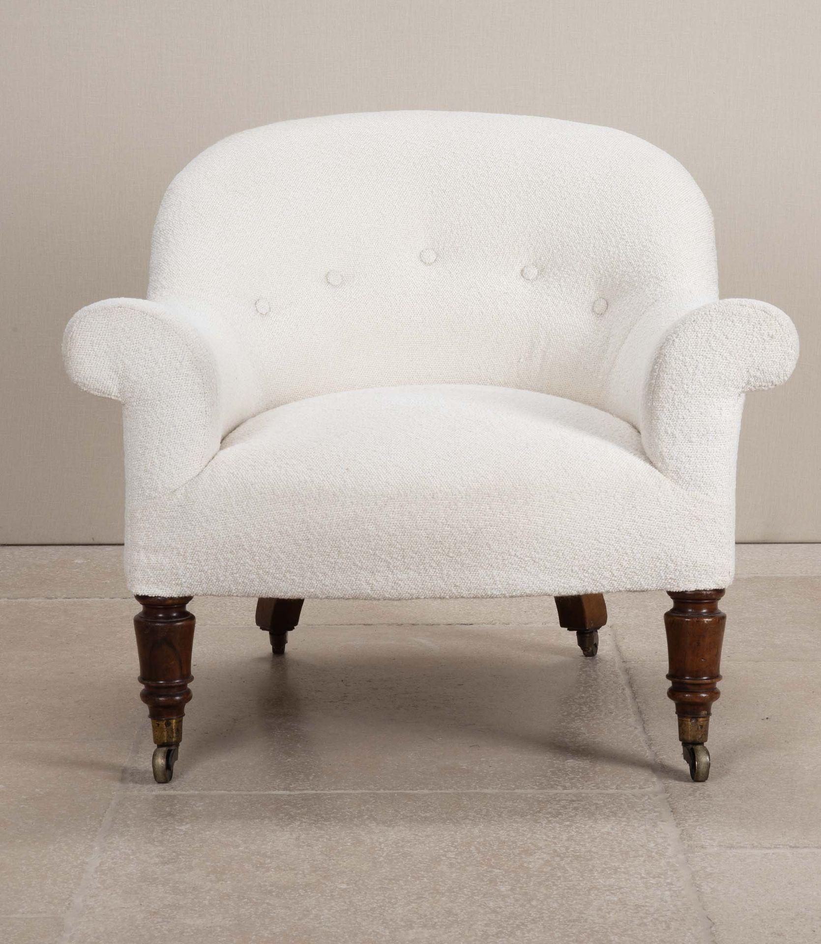 William IV Fauteuil anglais tapissé du milieu du 19e siècle en vente