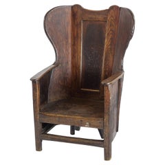 Antique Mid 19th Century English Westmoreland Lambing Chair