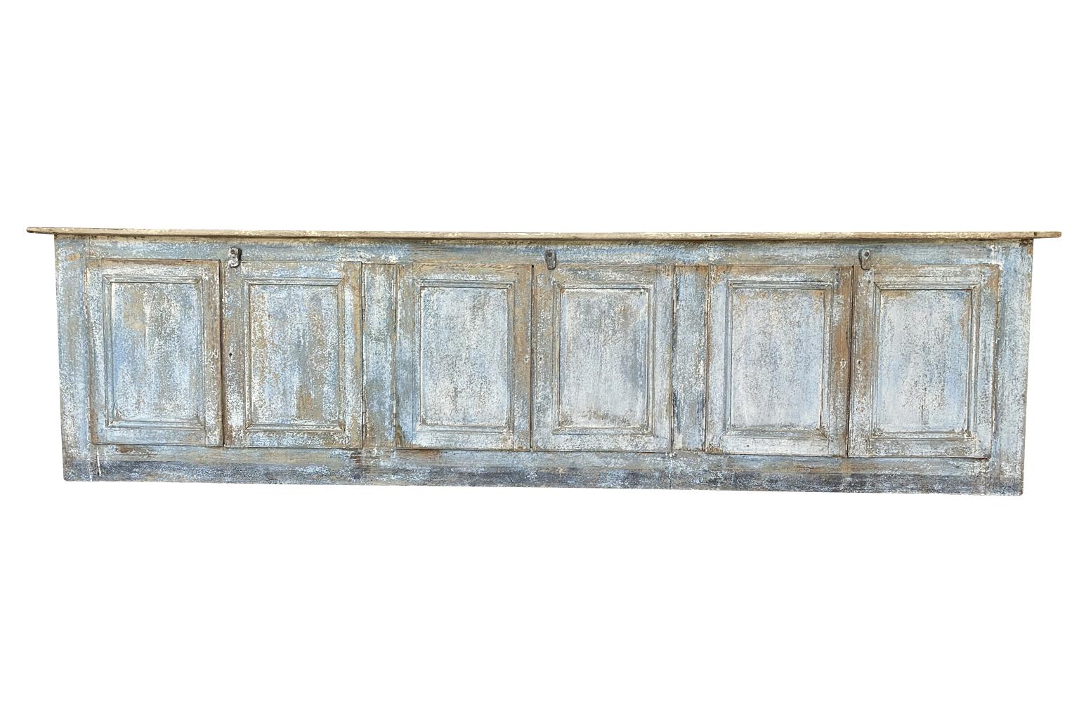 Painted Mid-19th Century French 6 Door Enfilade