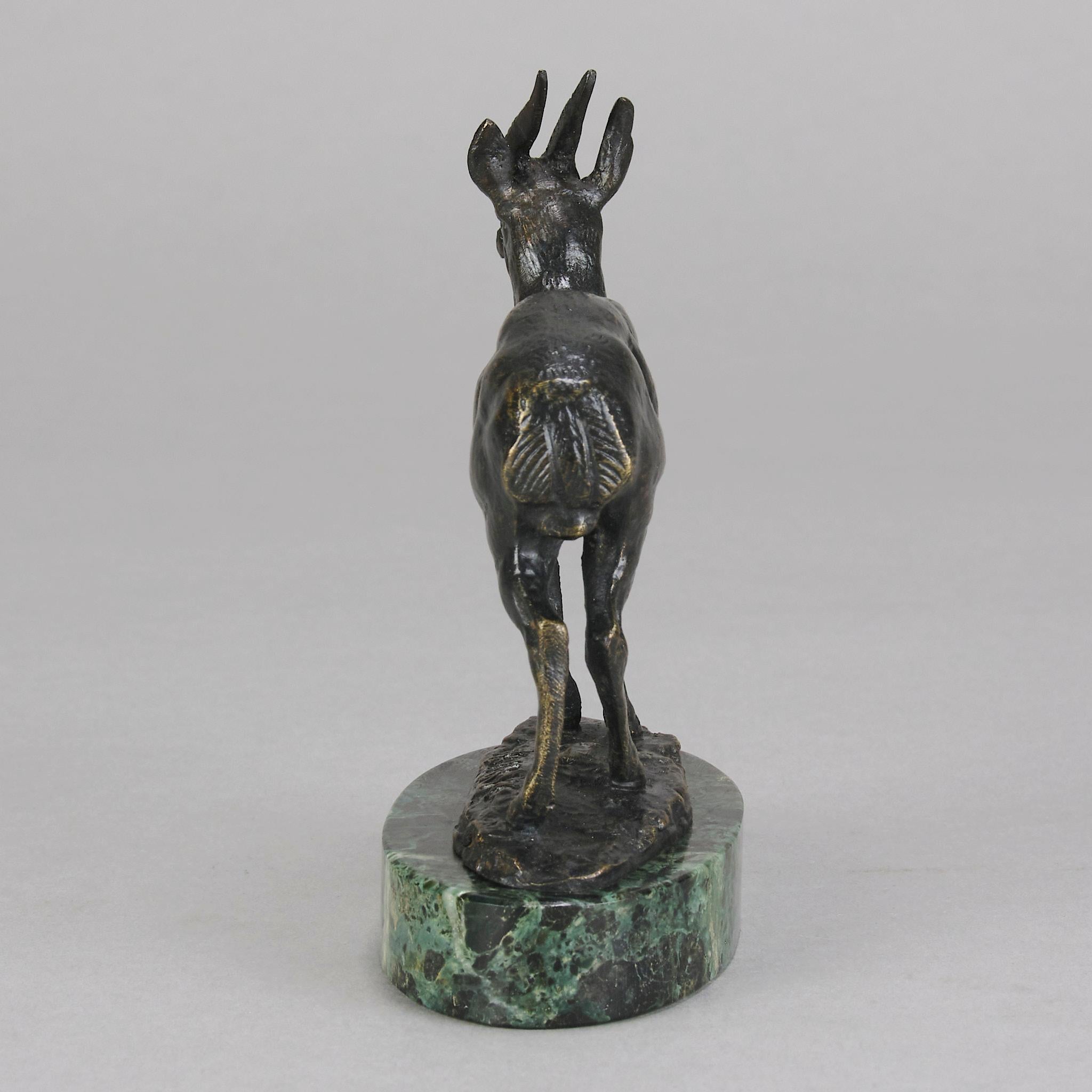 Bronze animalier français du milieu du XIXe siècle intitulé 