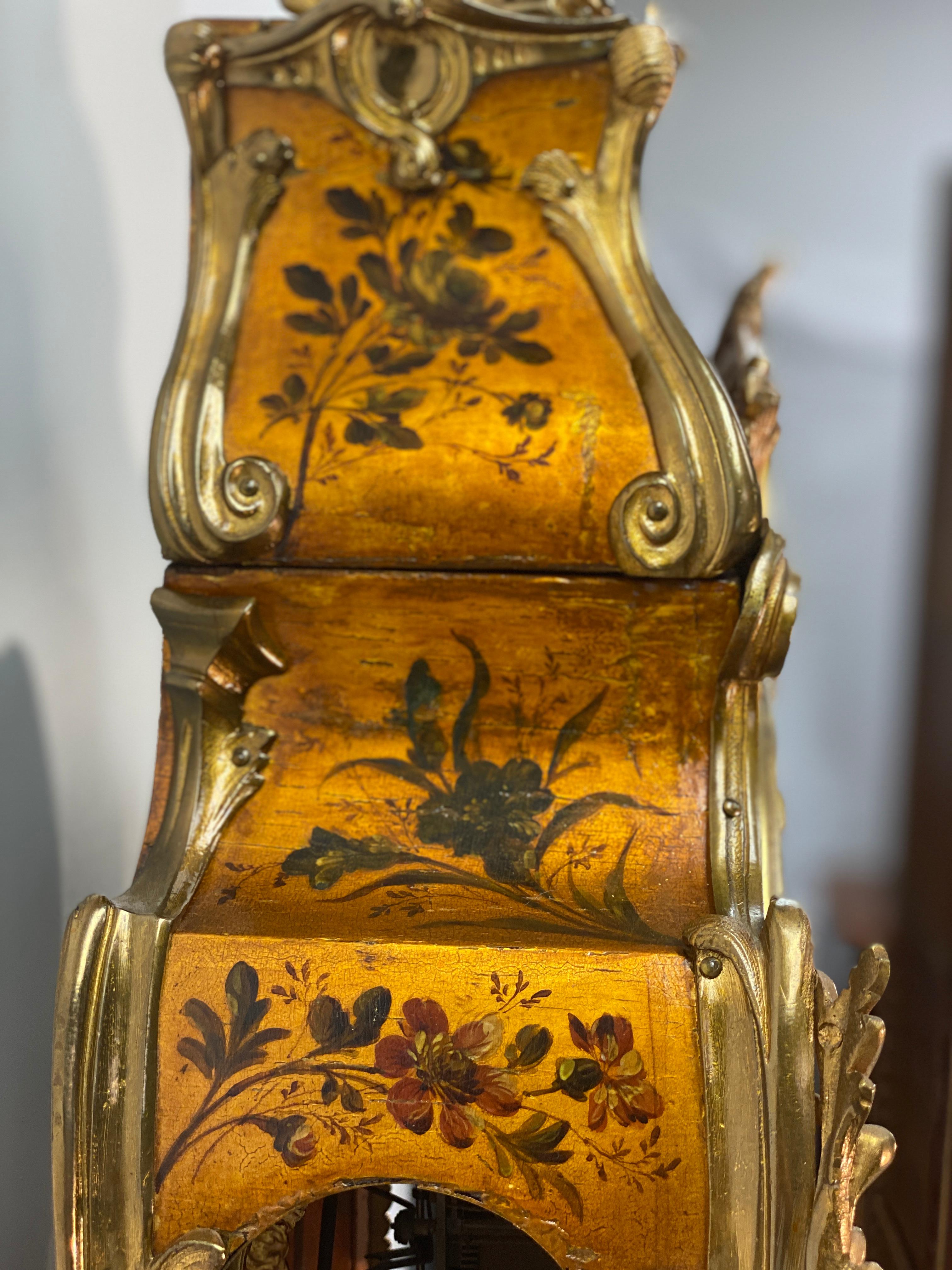 Brass Mid 19th Century French Bracket Clock