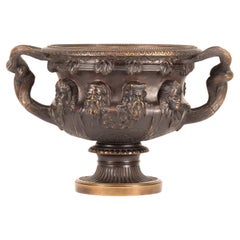 Mid 19th Century French Bronze Grand Tour Vase Signed by Achille Collas